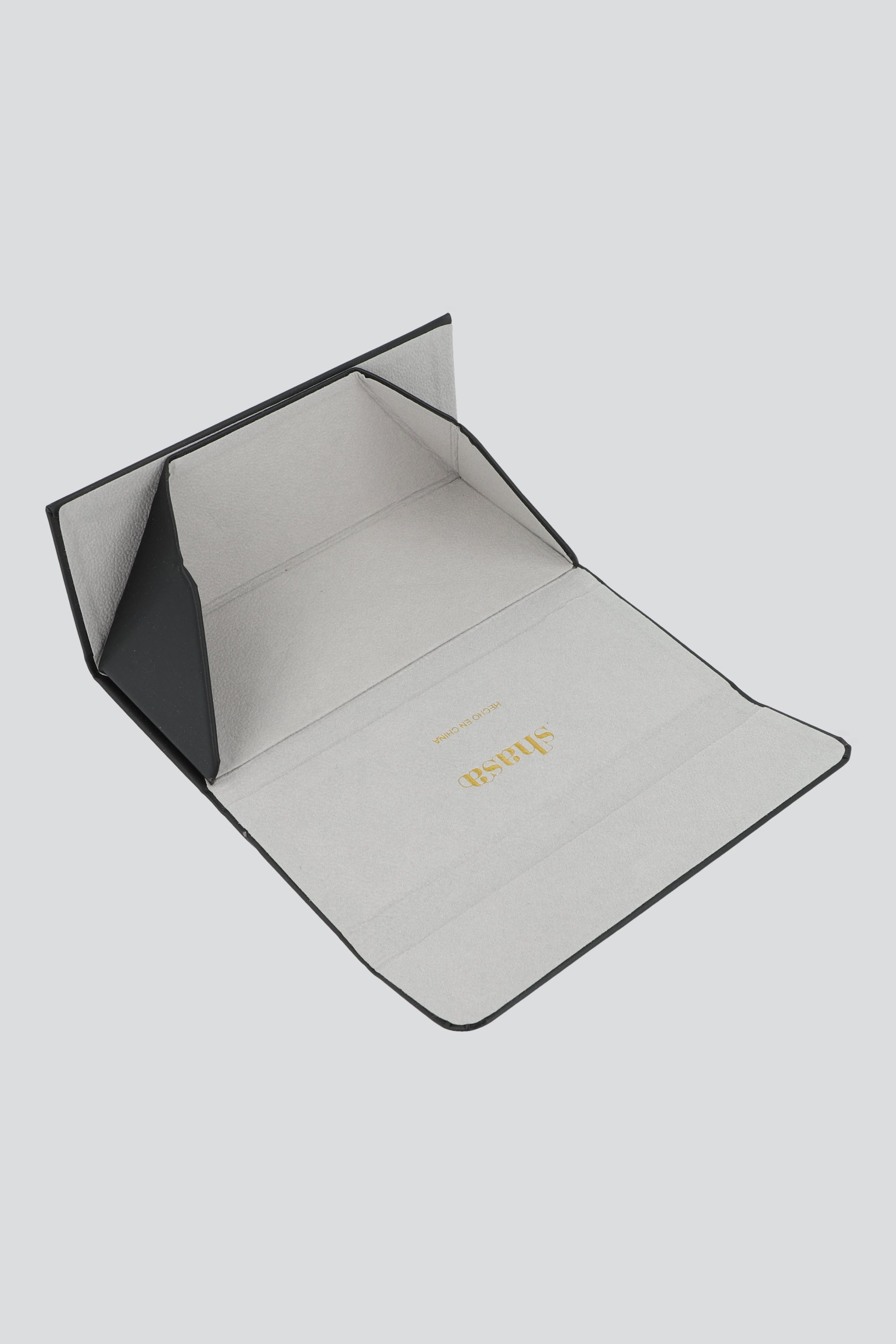 Funda para lentes triangulo plegable NEGRO