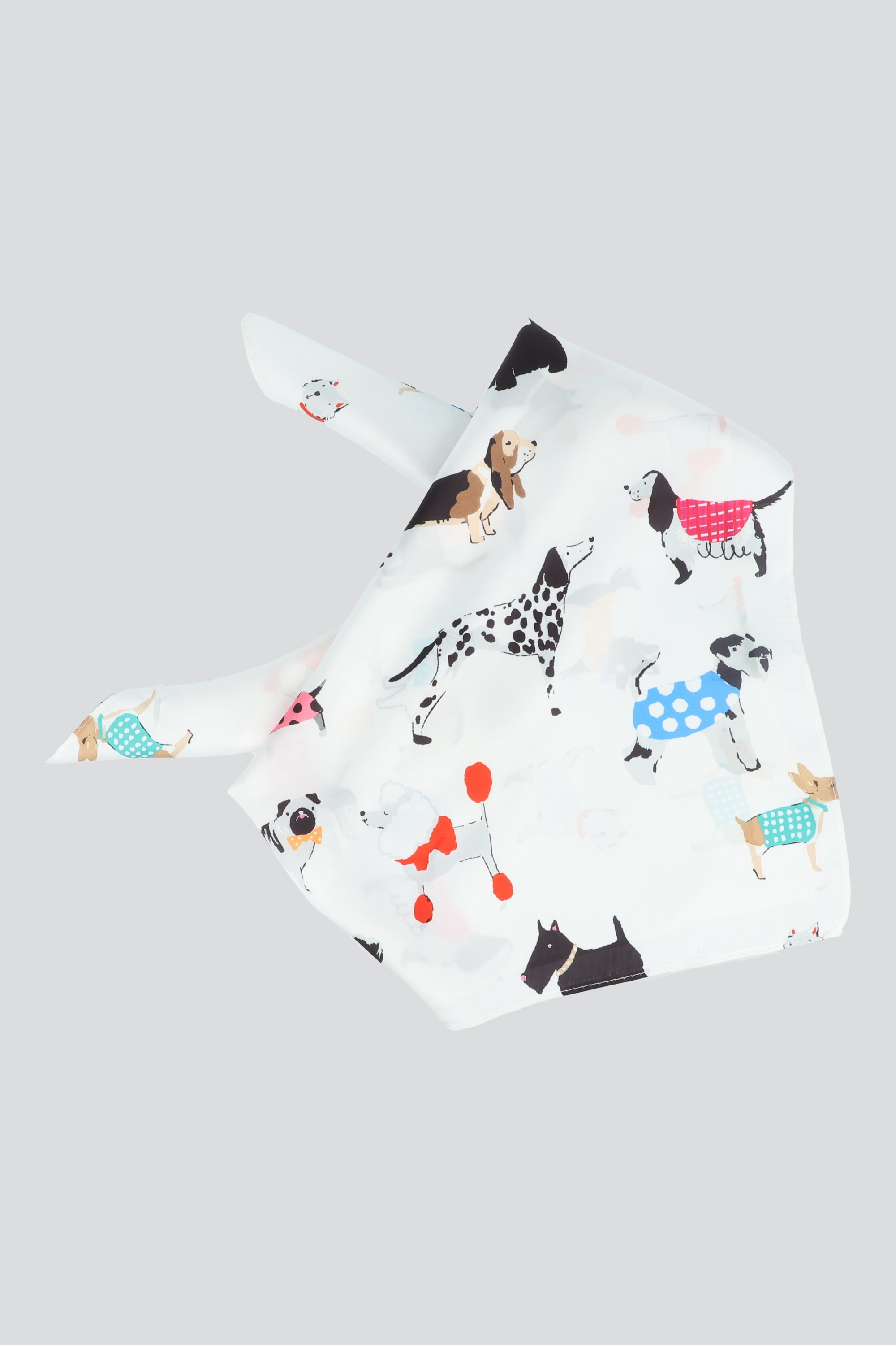 Pañuelo multi dogs 70*70 BLANCO
