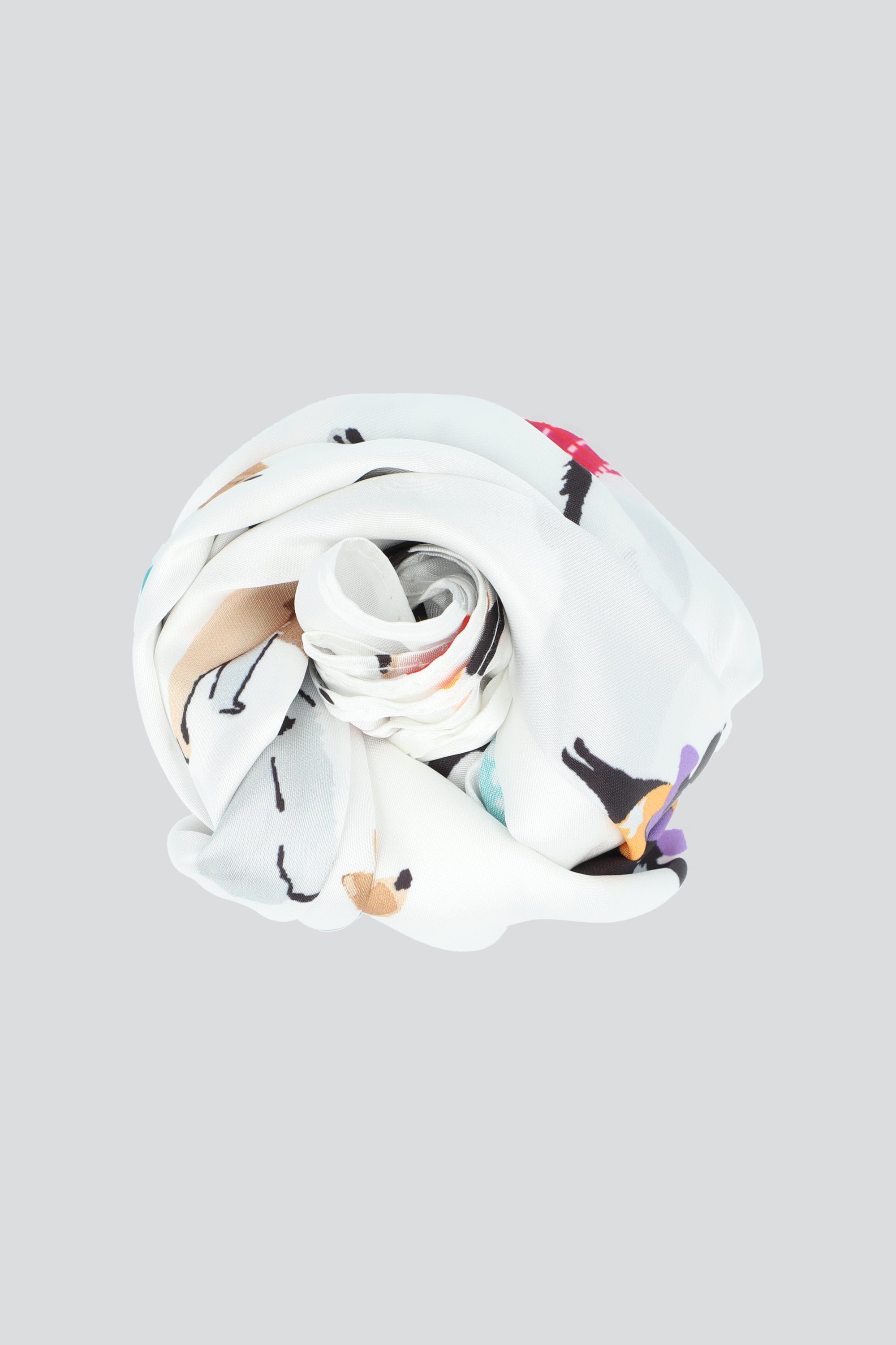 Pañuelo multi dogs 70*70 BLANCO