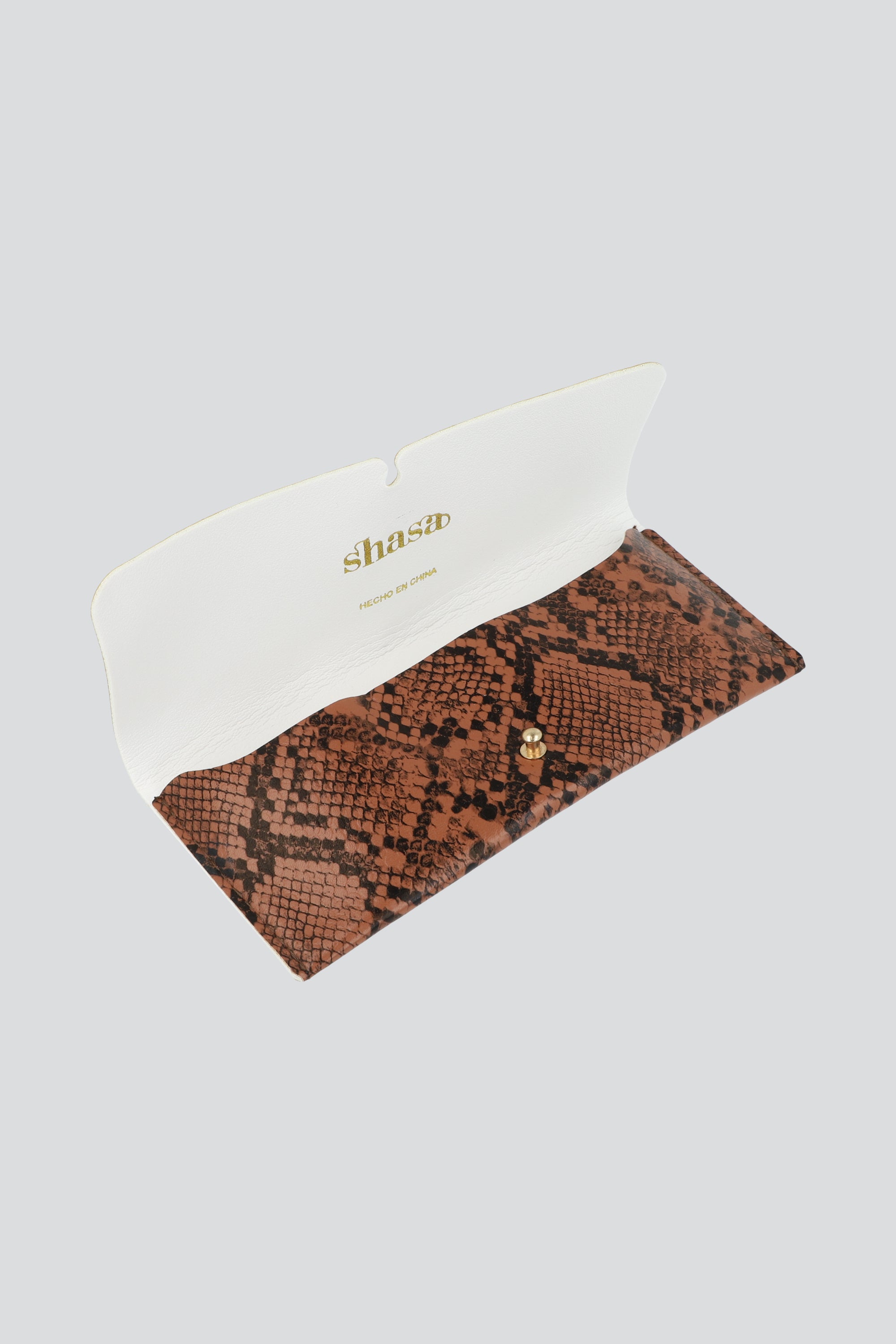 Funda para lentes snake print CAFE