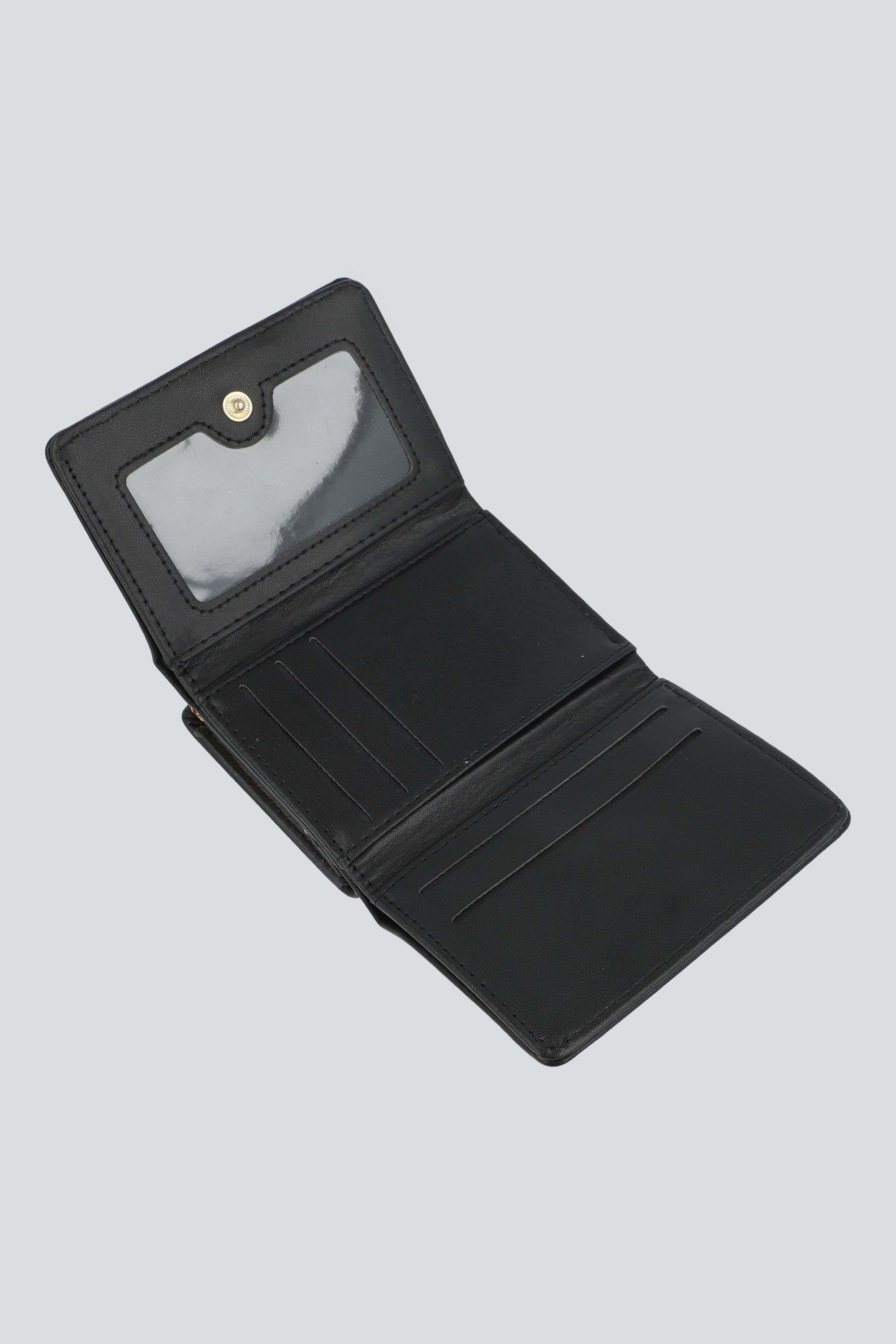 Cartera margaritas bordadas NEGRO