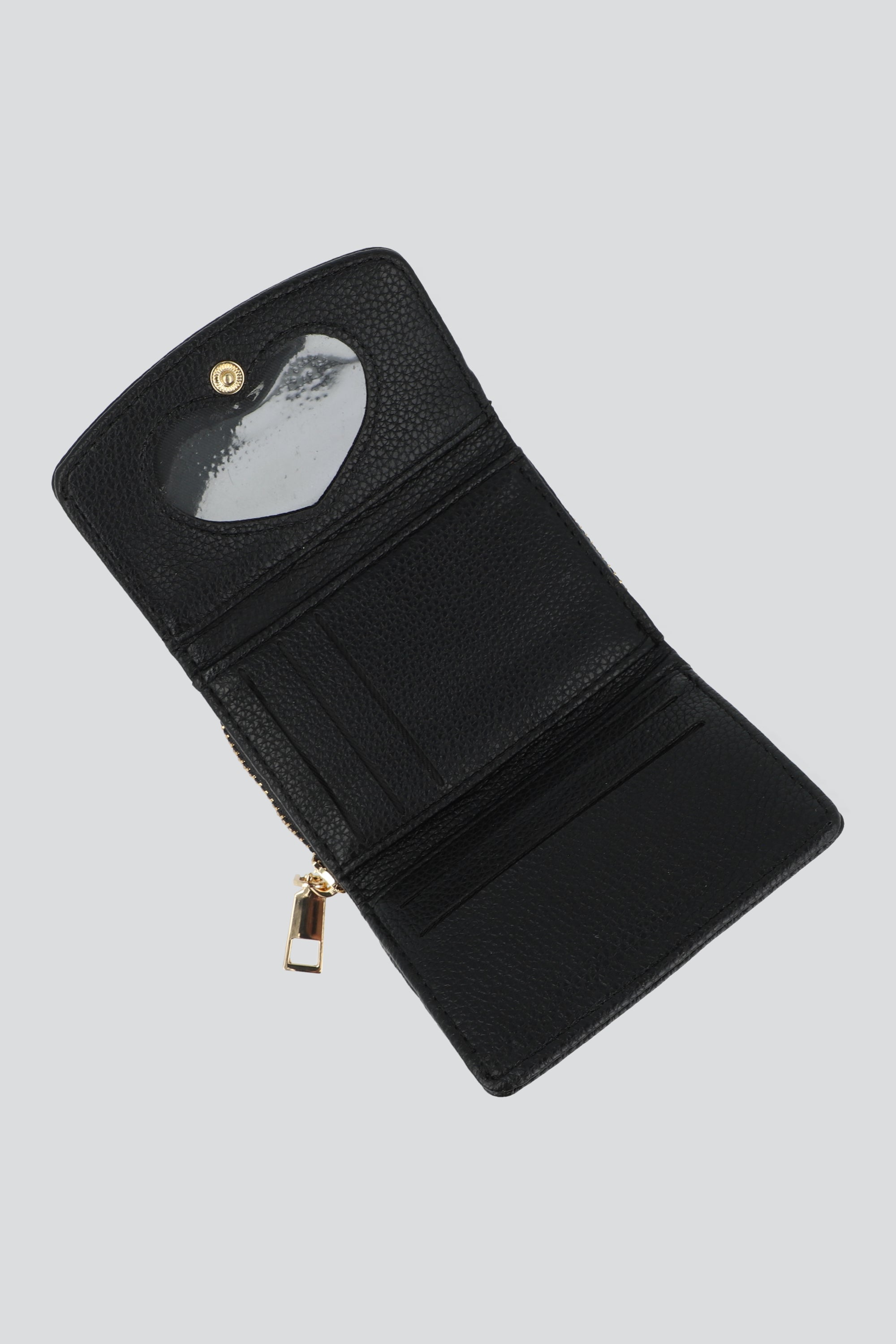 Cartera sencilla cierre NEGRO