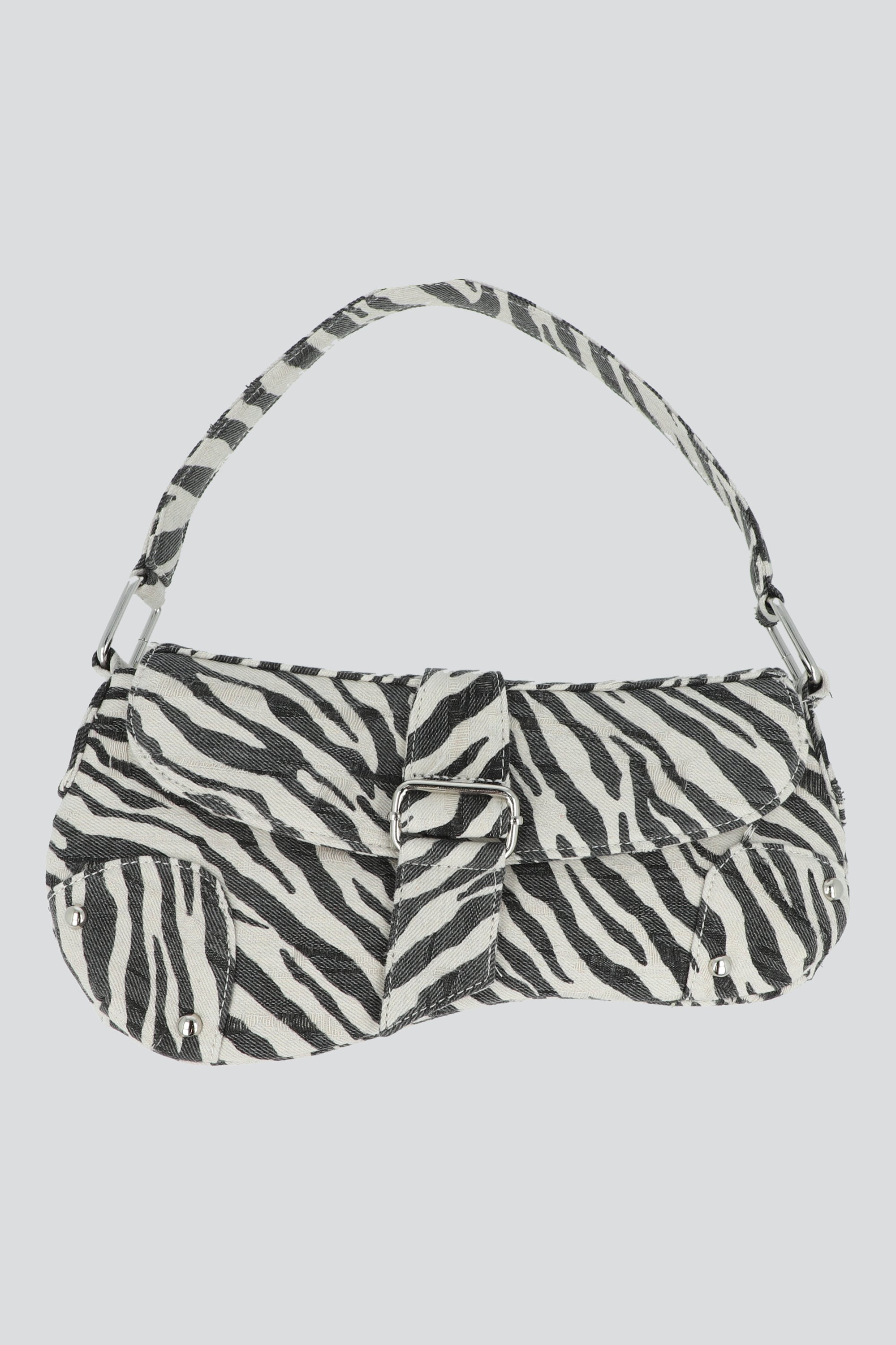 Bolsa shoulder animal print NEGRO