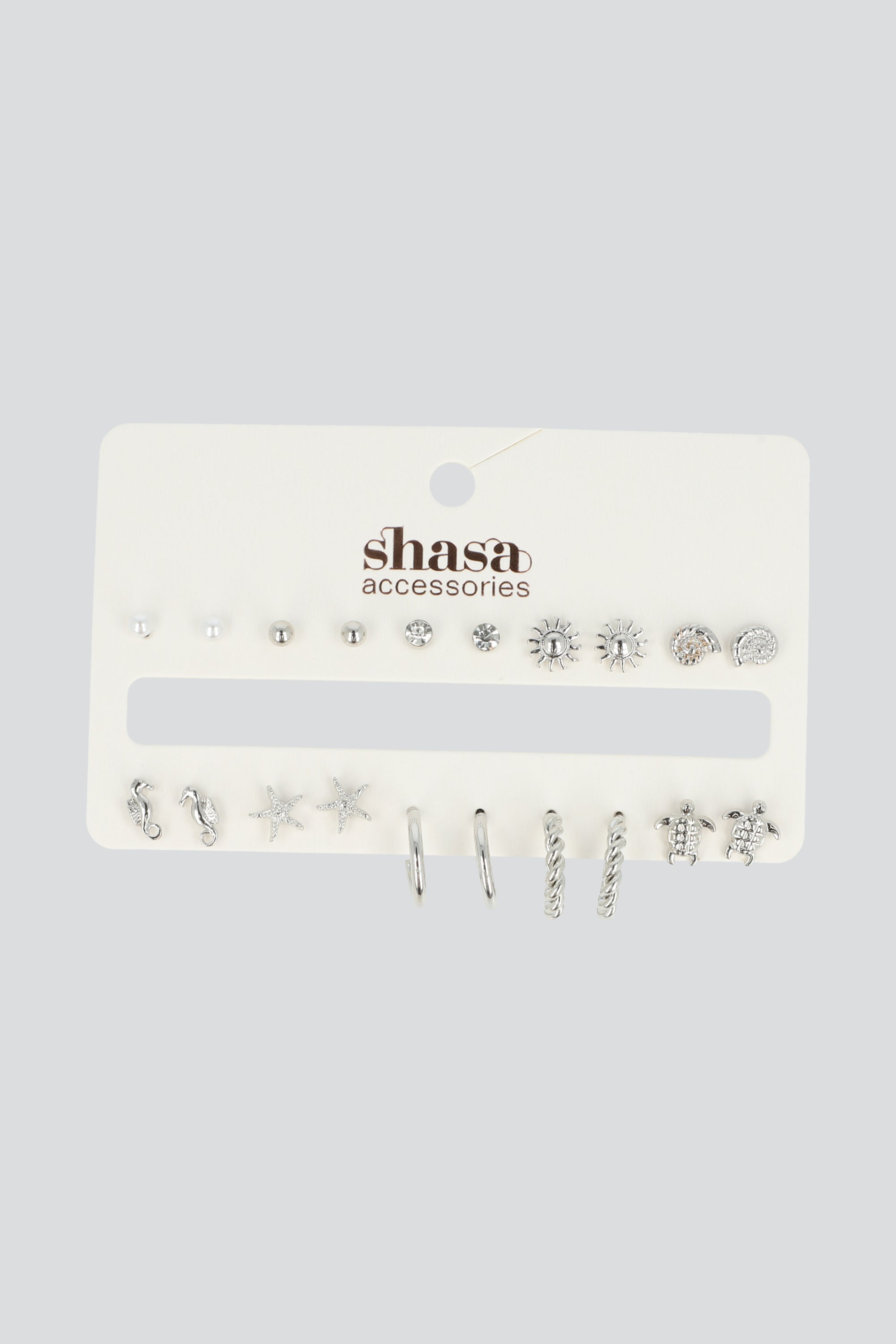 10 PR ARETES ARRACADAS FORMA PLATA