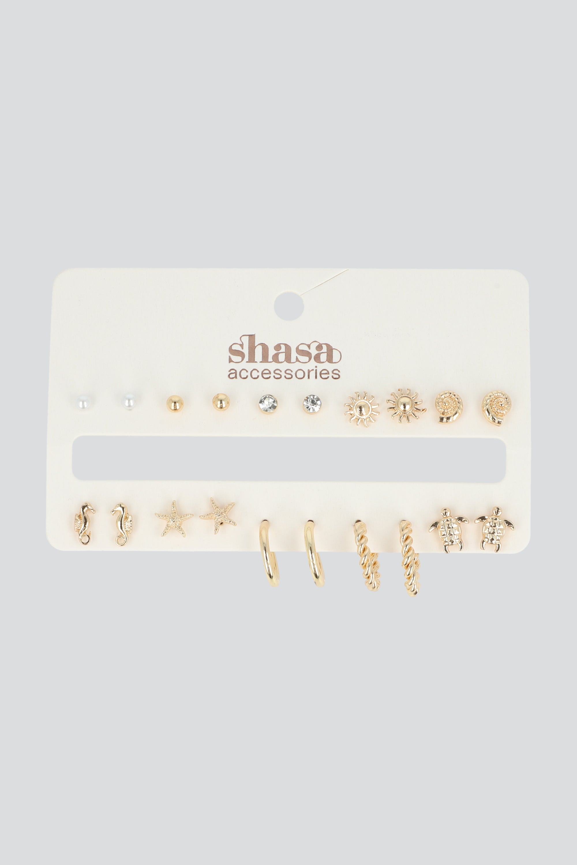 10 PR ARETES ARRACADAS FORMA ORO