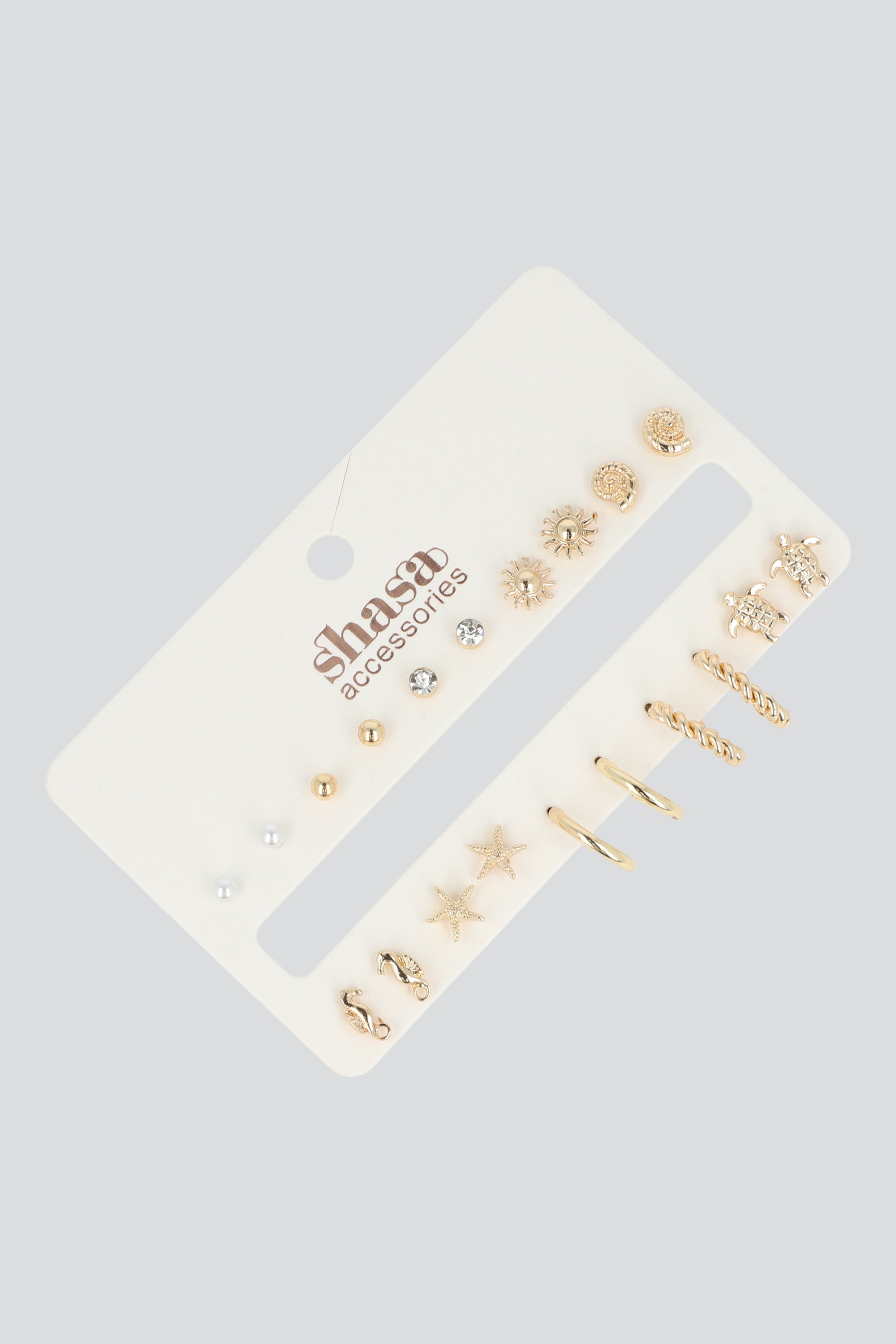 10 PR ARETES ARRACADAS FORMA ORO