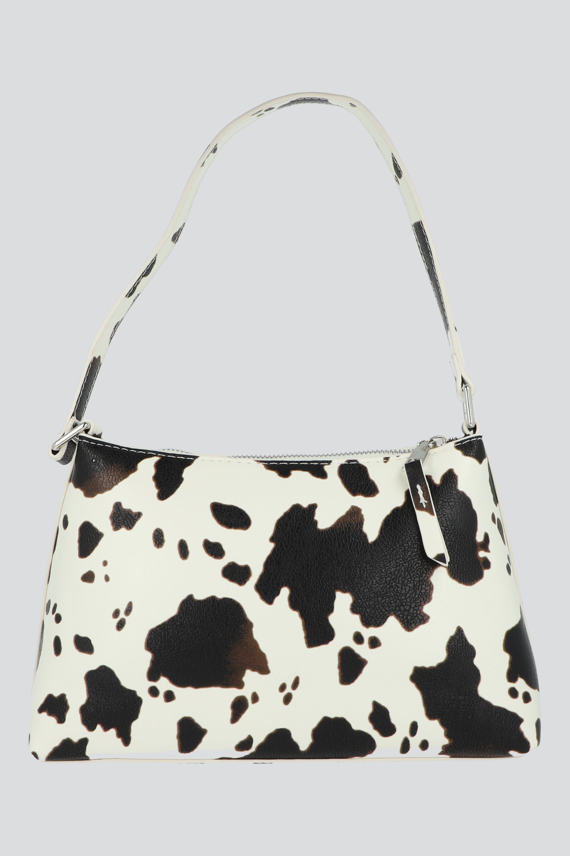 Bolsa shoulder charol cuadrada BEIGE