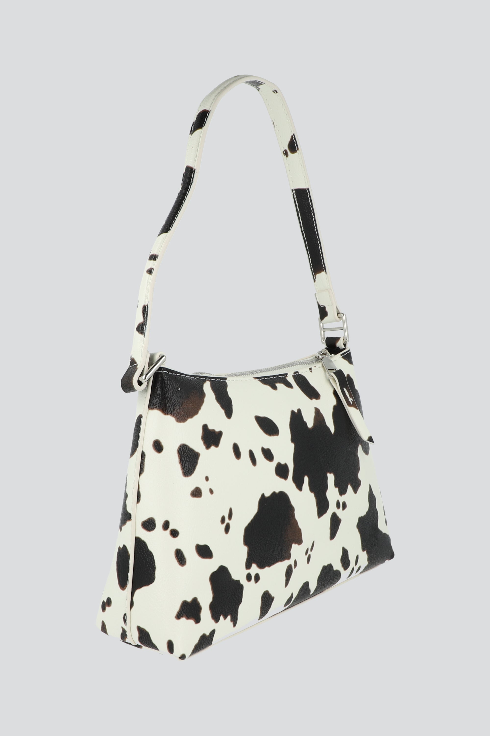 Bolsa shoulder charol cuadrada BEIGE