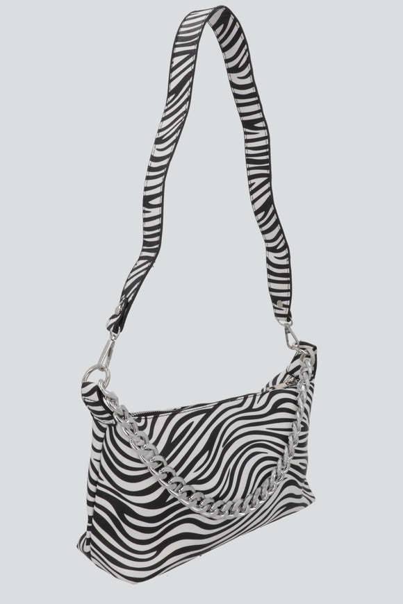 Bolsa crossbody zebra print
