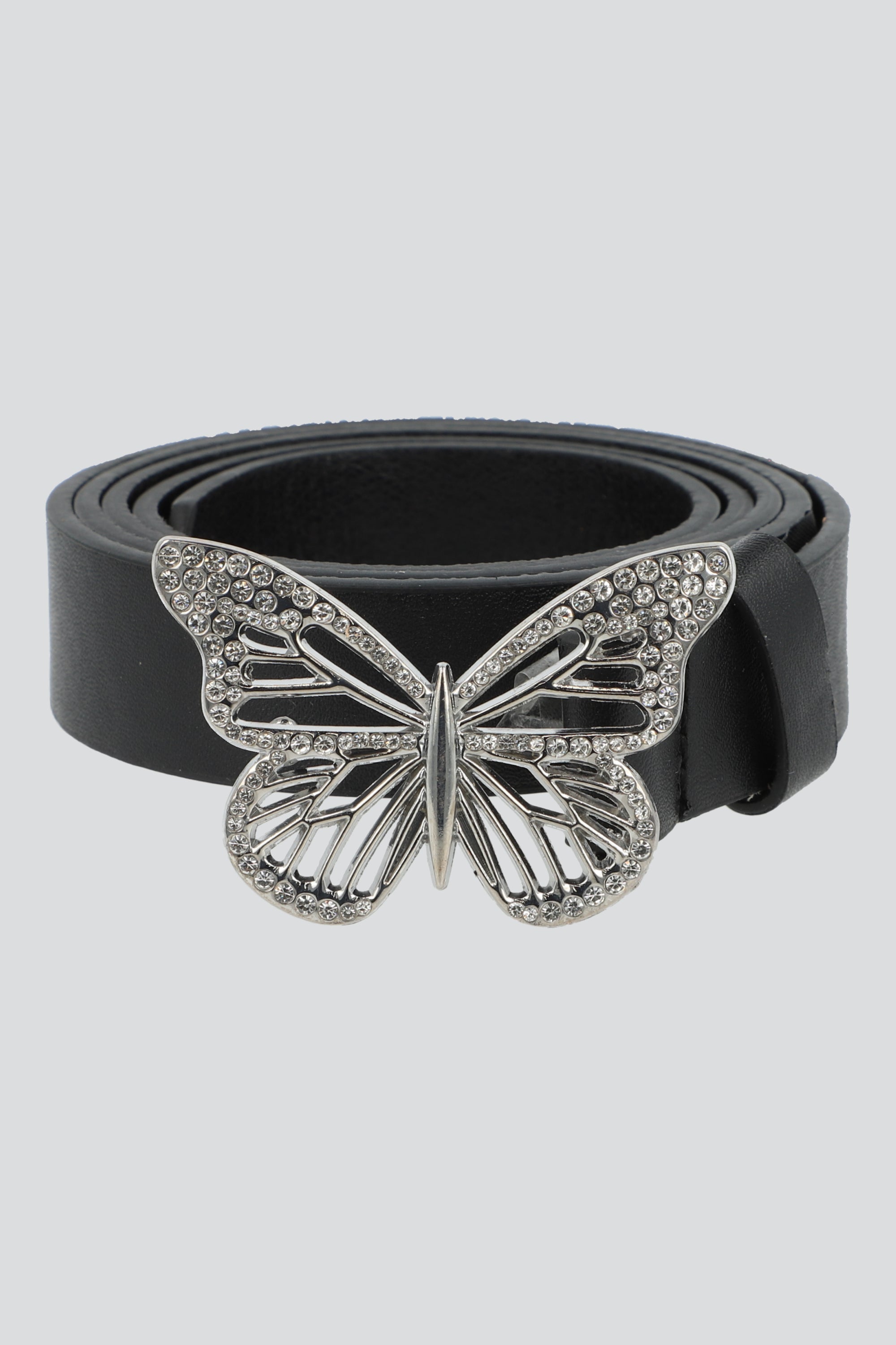 Cintuton hebilla mariposa NEGRO