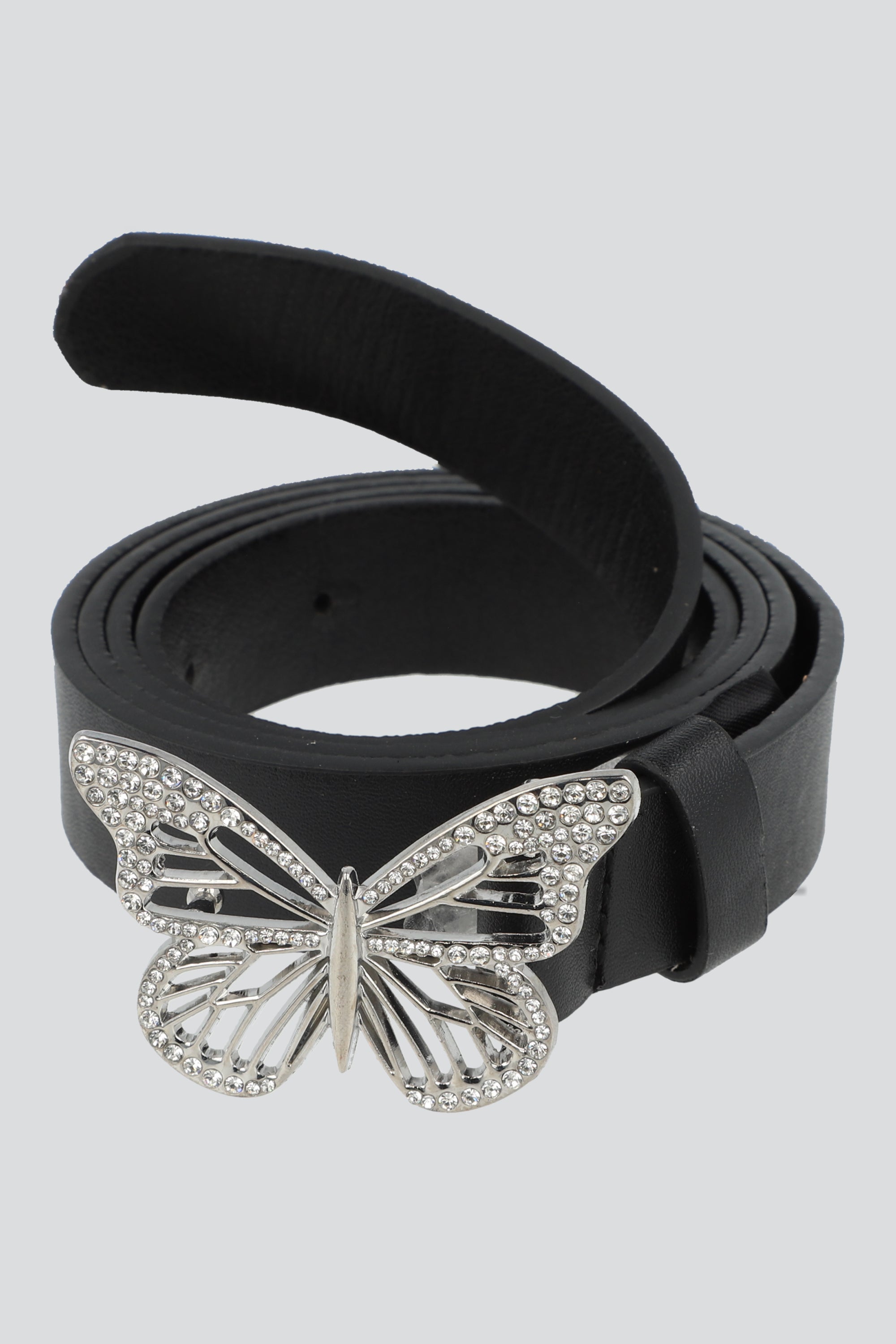 Cintuton hebilla mariposa NEGRO