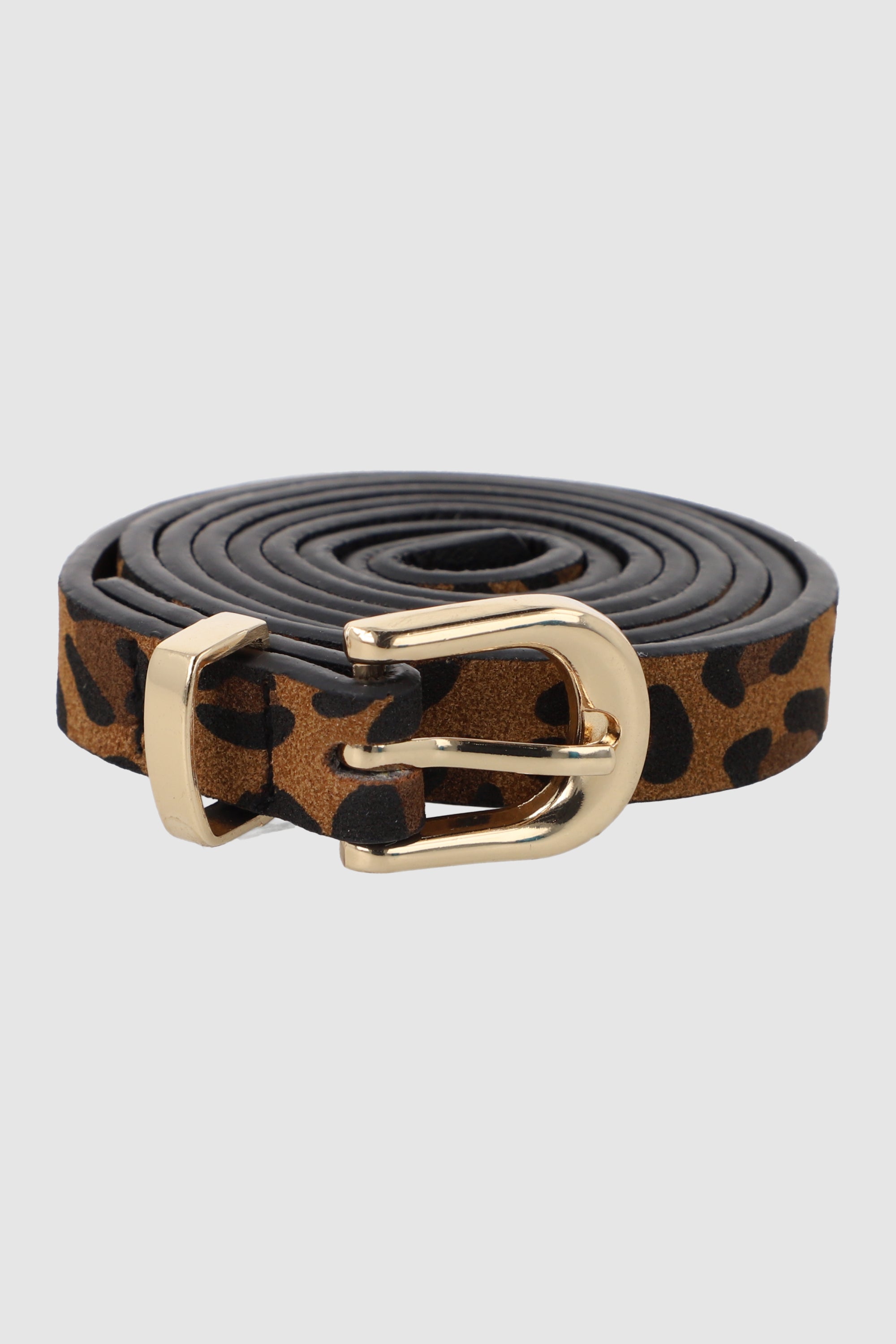 Cinturon leopardo print CAFE