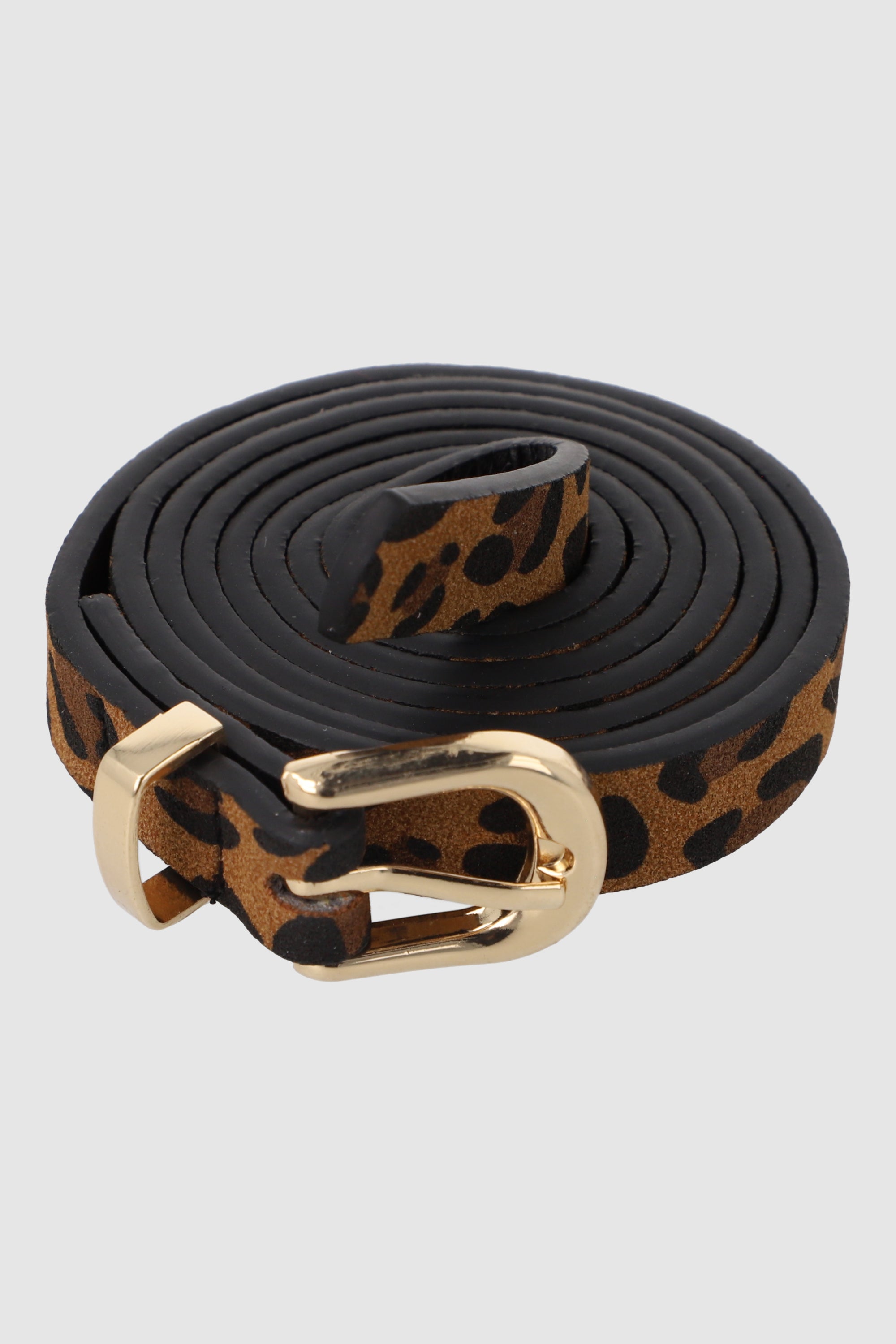 Cinturon leopardo print CAFE