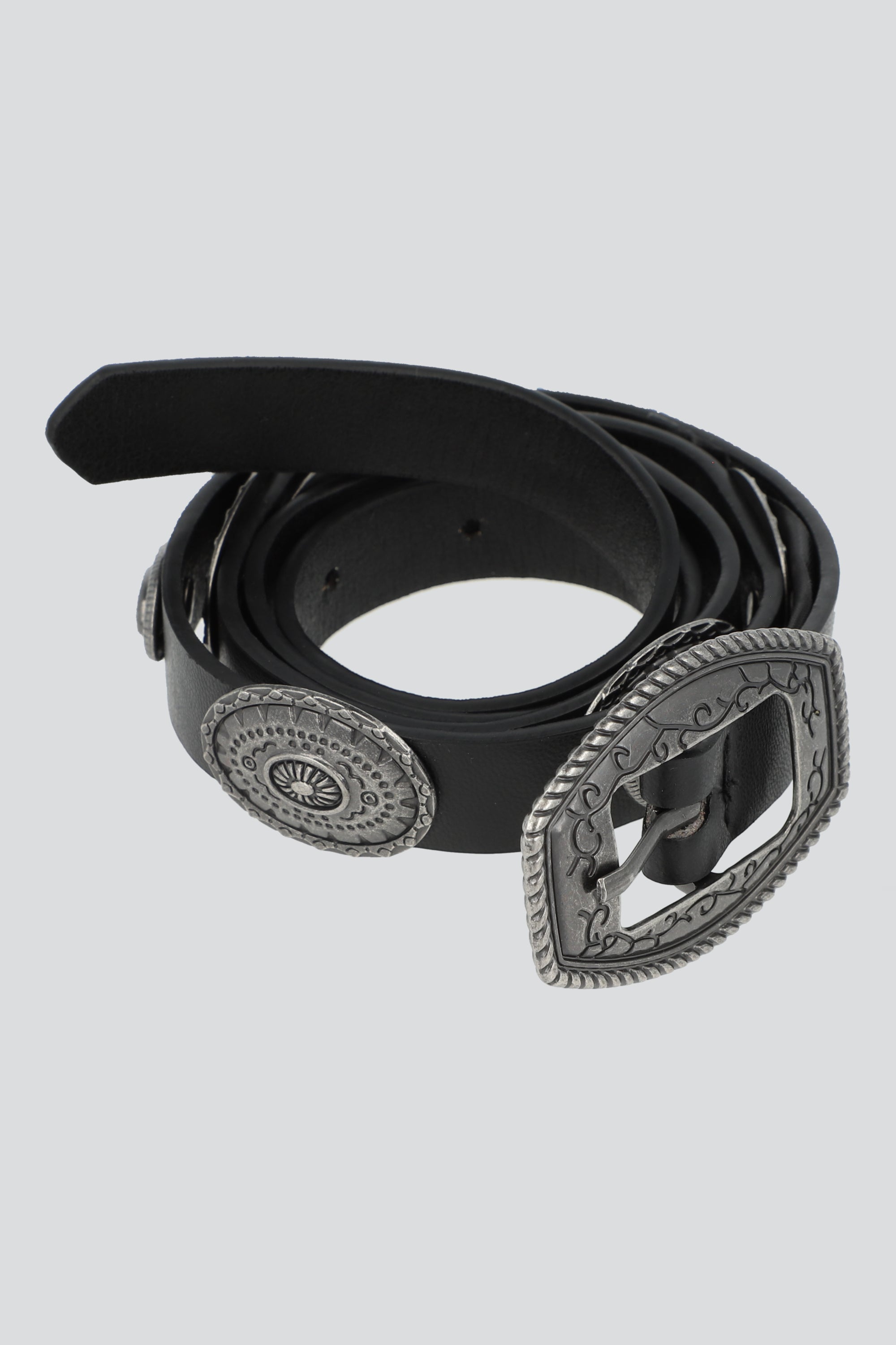Cinturon detalles vaqueros NEGRO