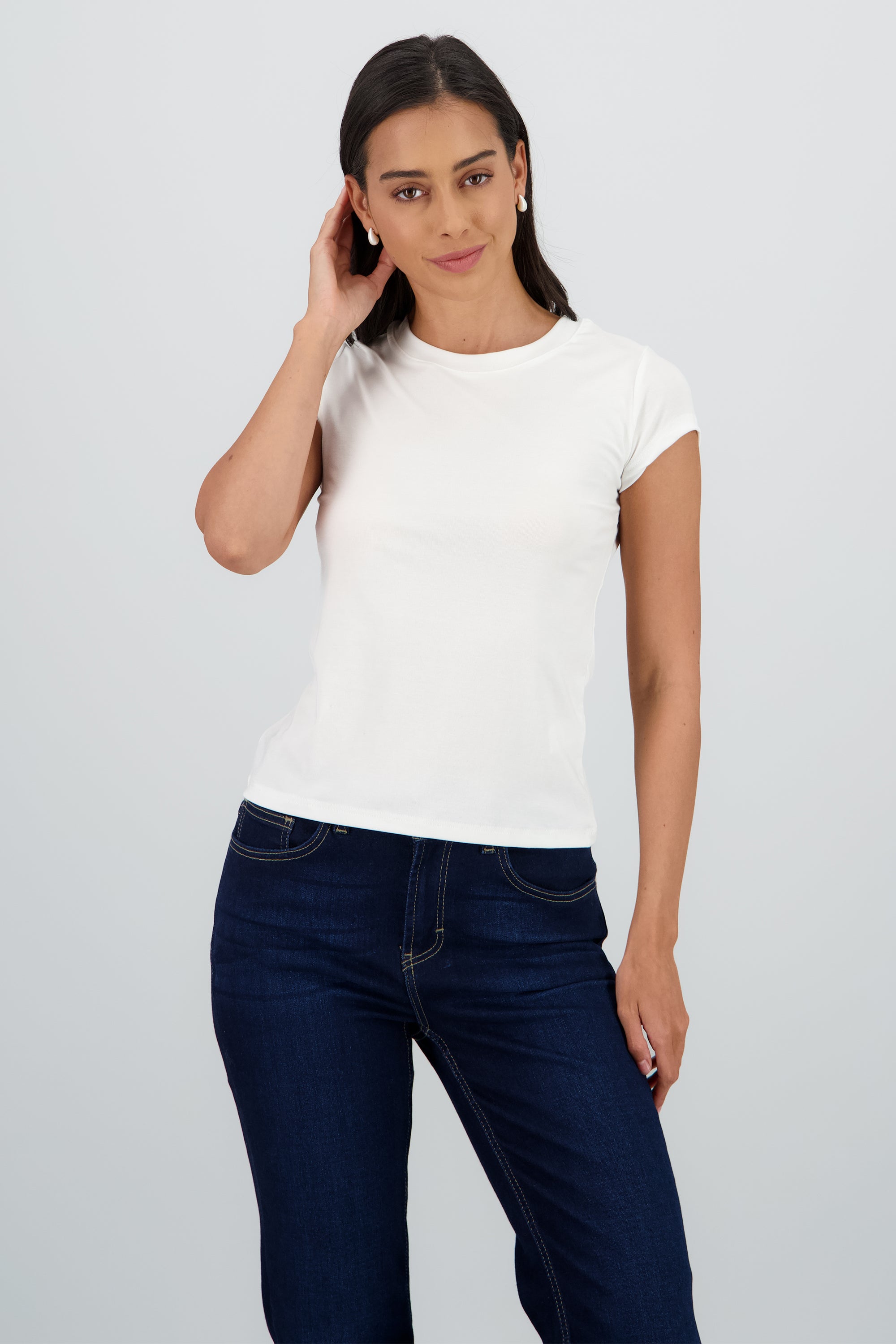Playera lisa BLANCO