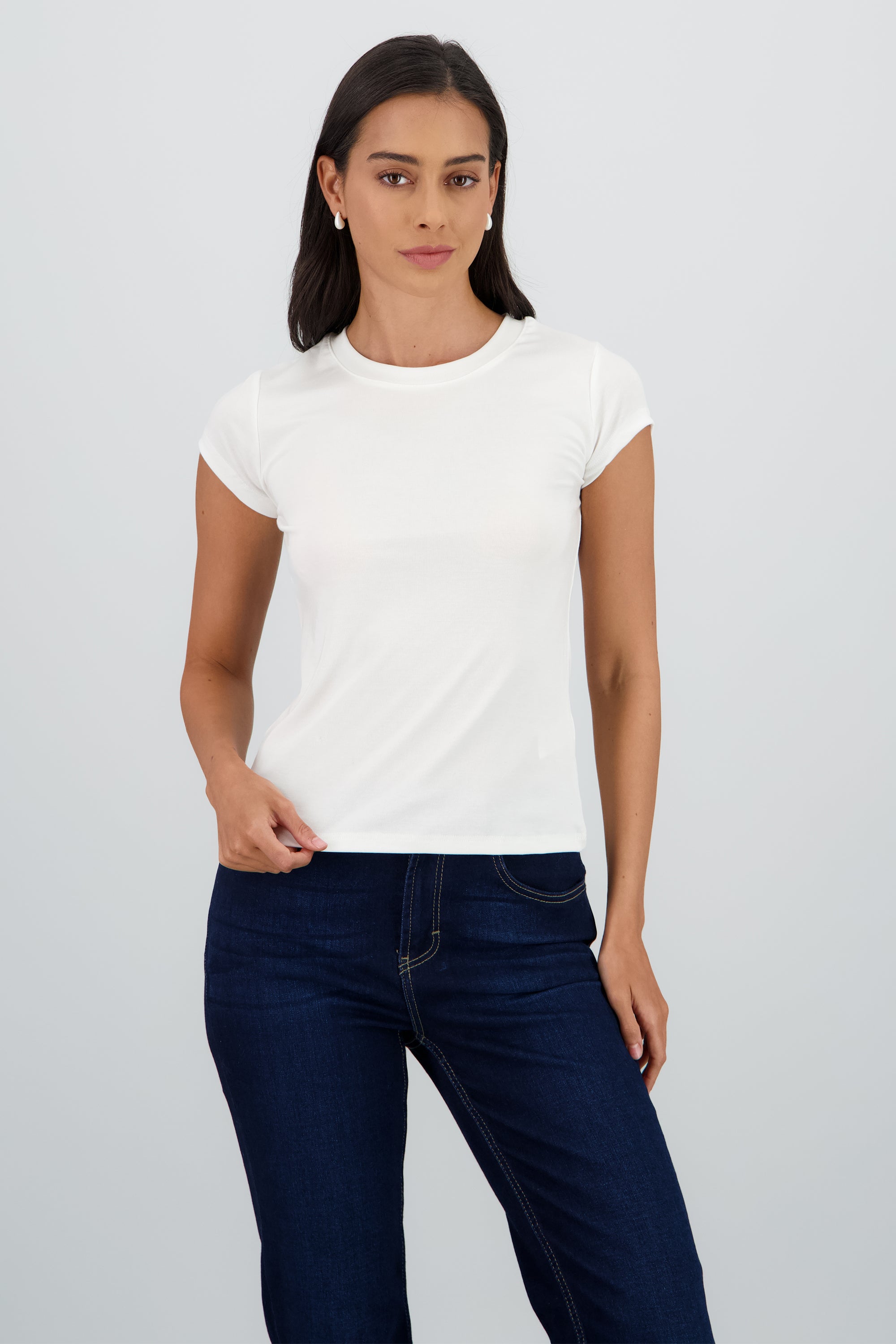 Playera lisa BLANCO