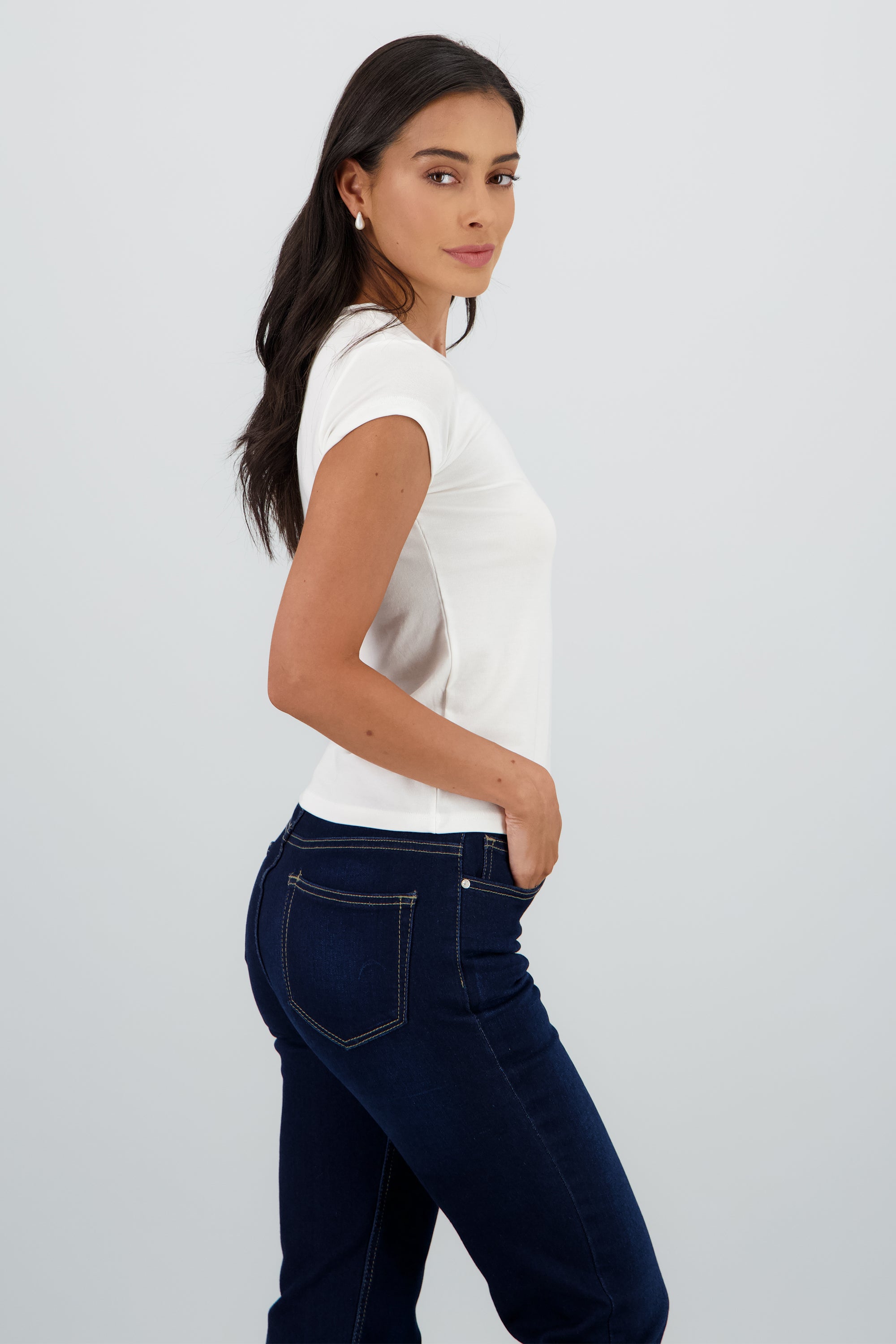 Playera lisa BLANCO
