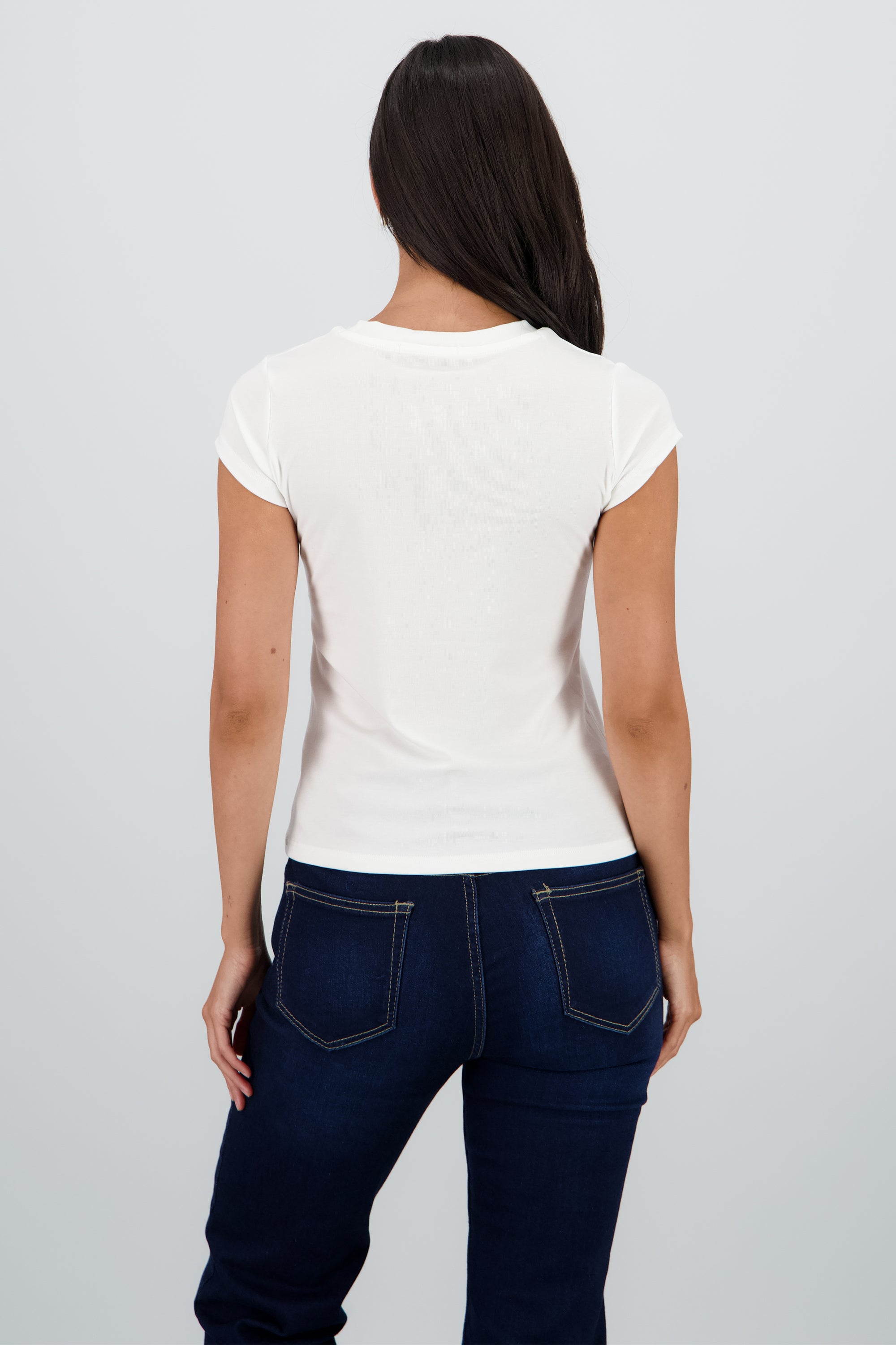 Playera lisa BLANCO