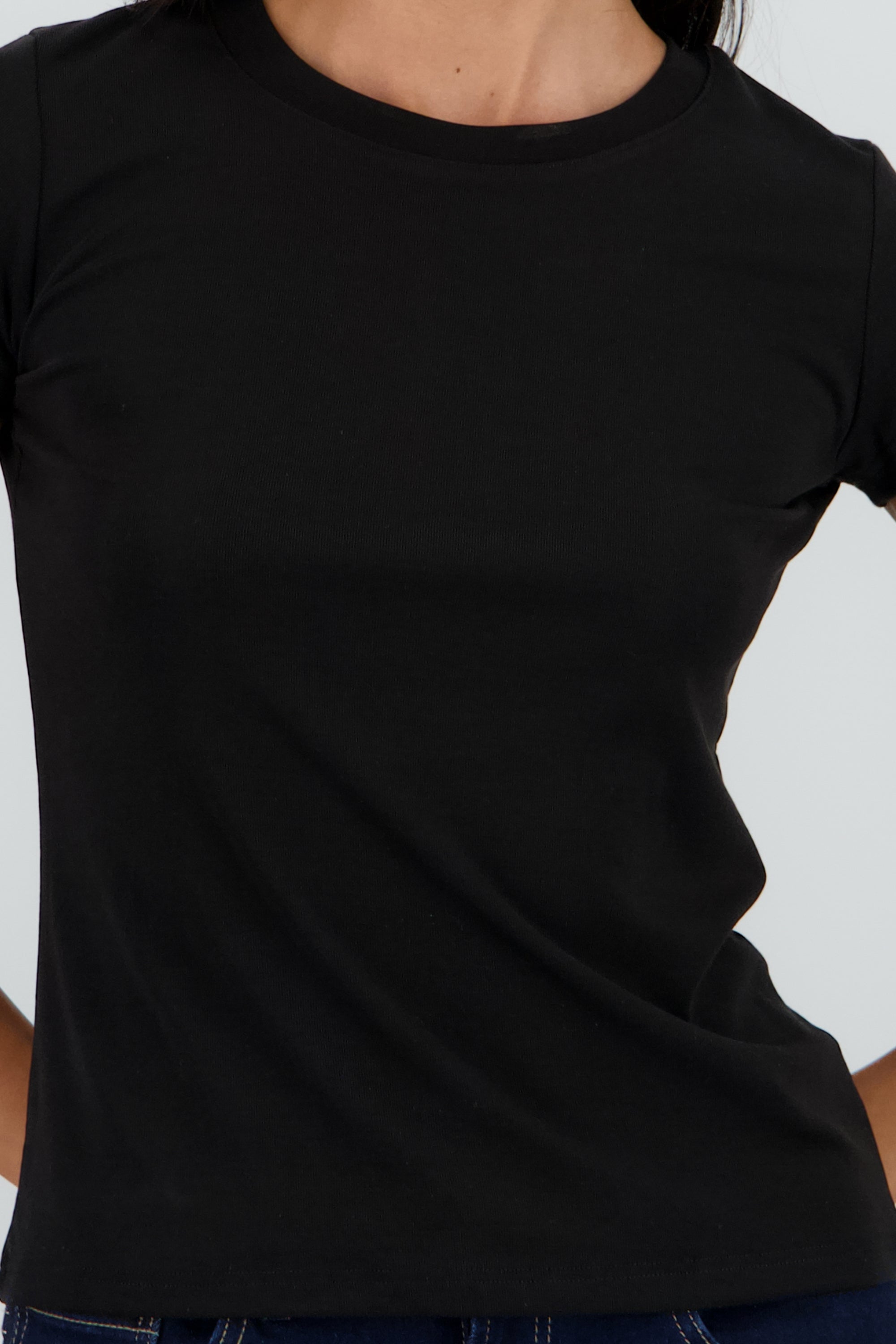 Playera lisa NEGRO
