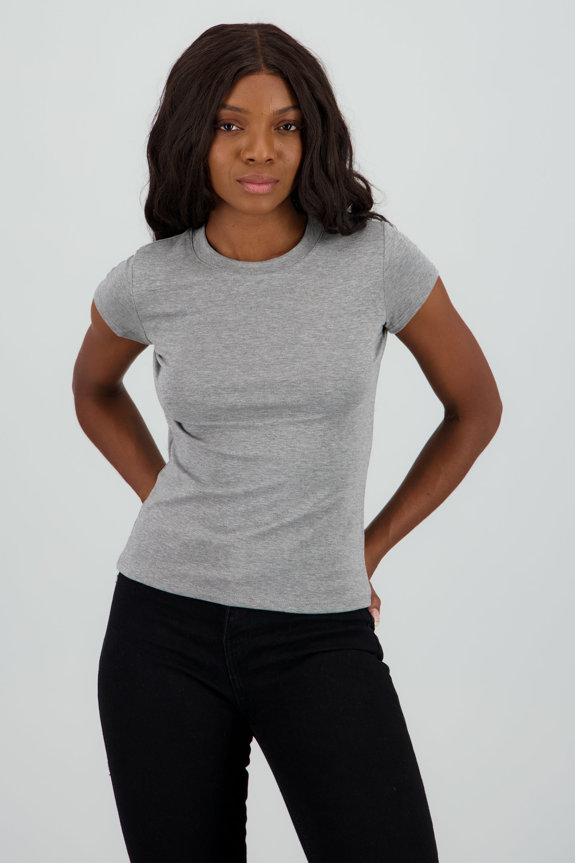 Playera lisa GRIS