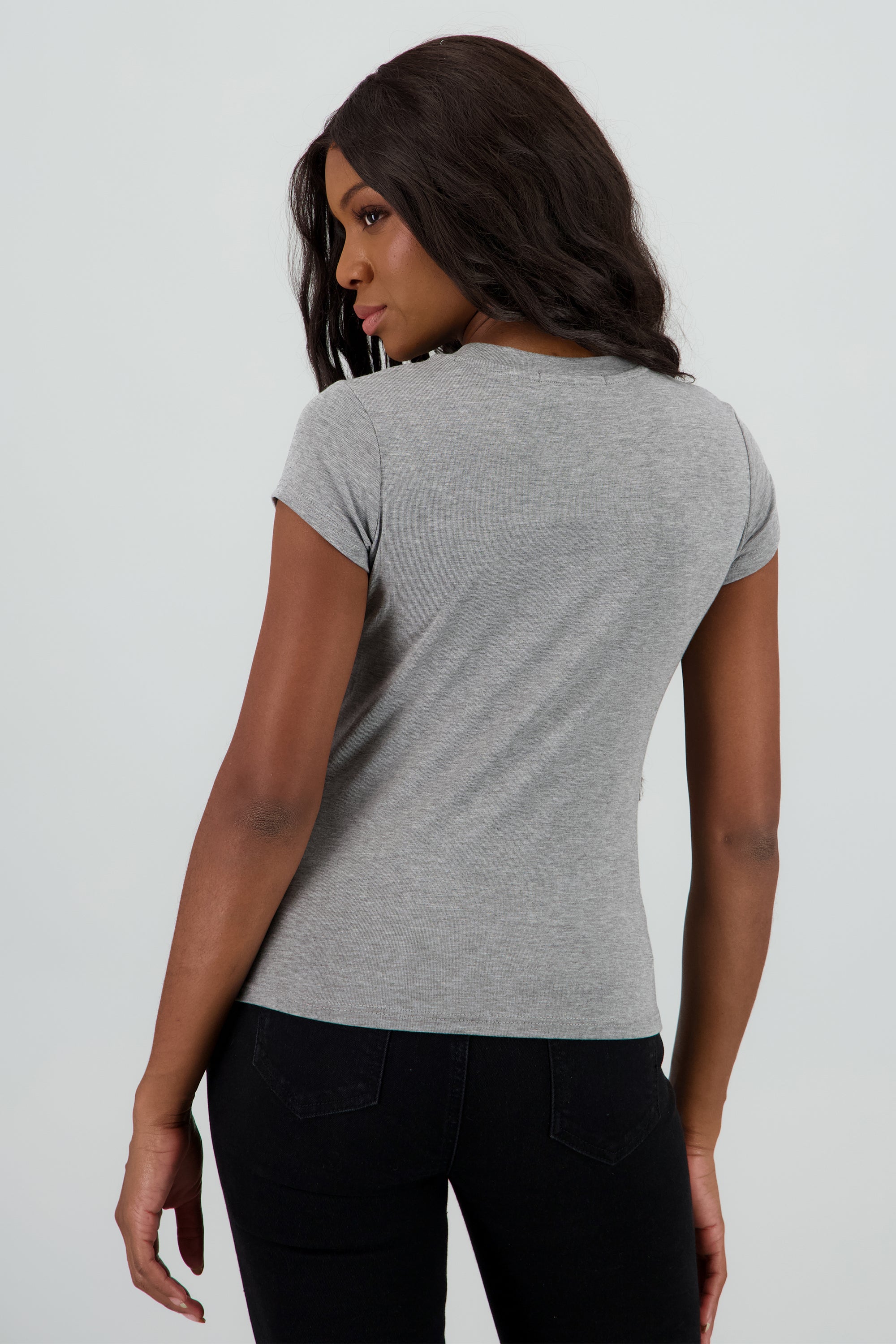 Playera lisa GRIS
