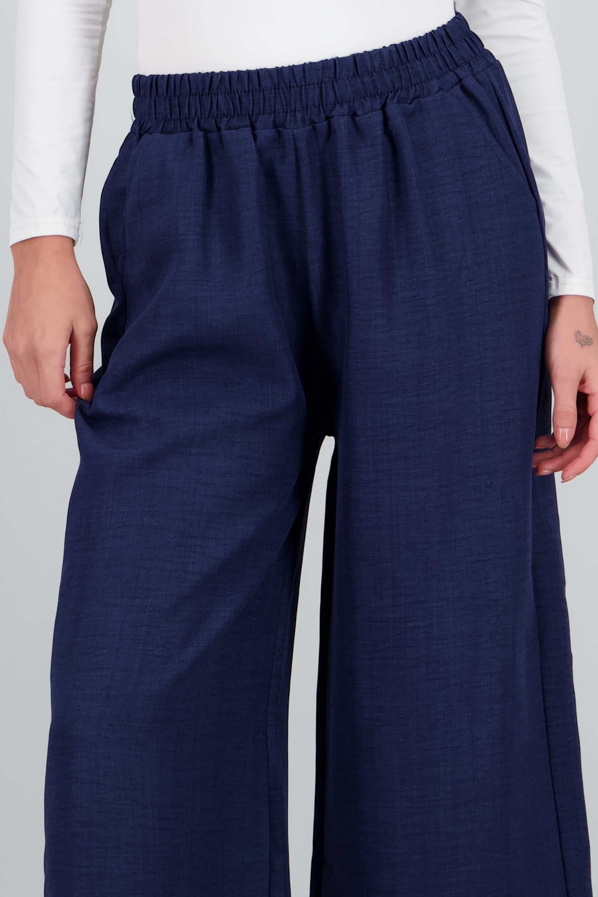 Pantalon textura MARINO