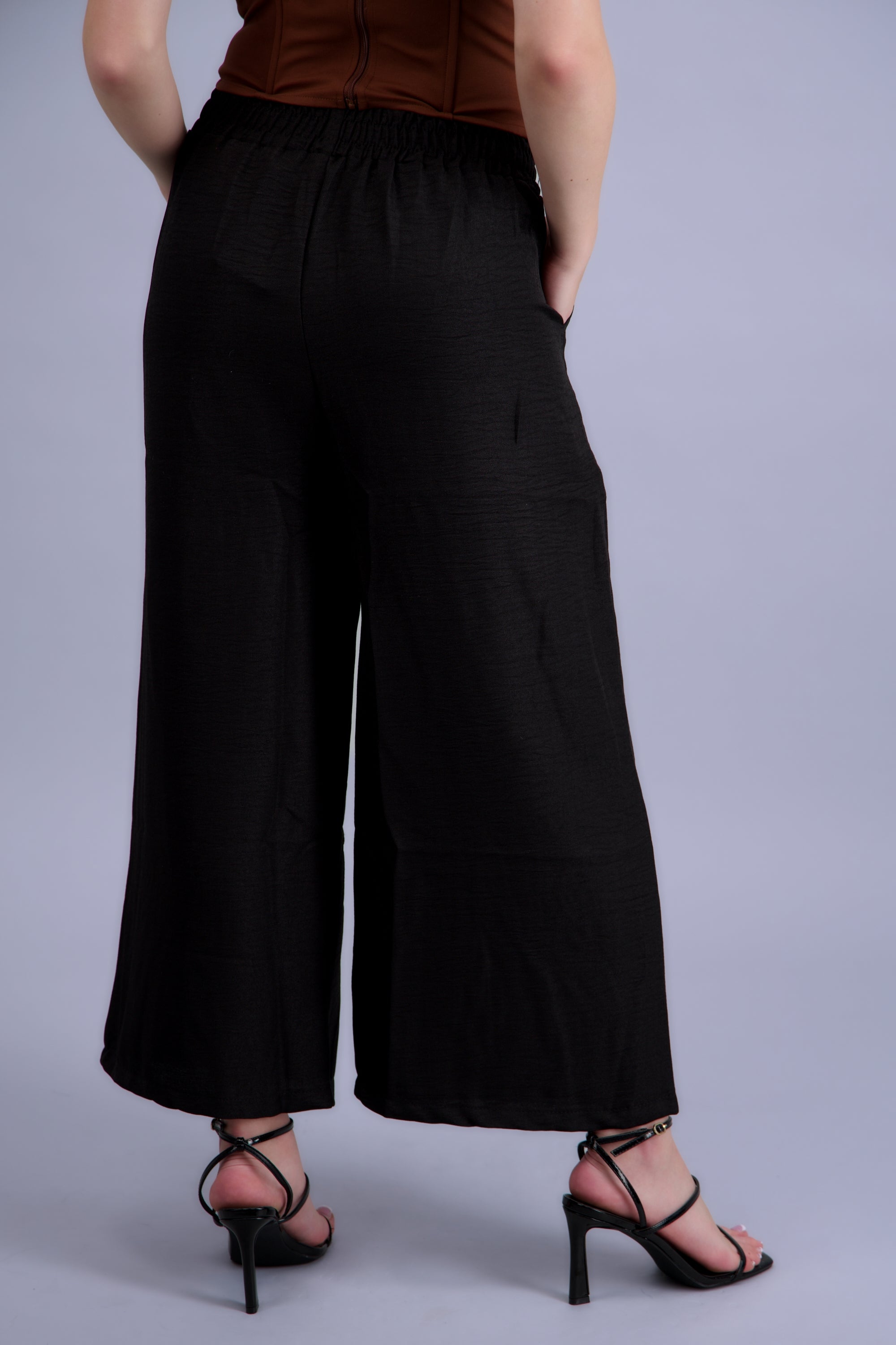 Pantalon textura NEGRO