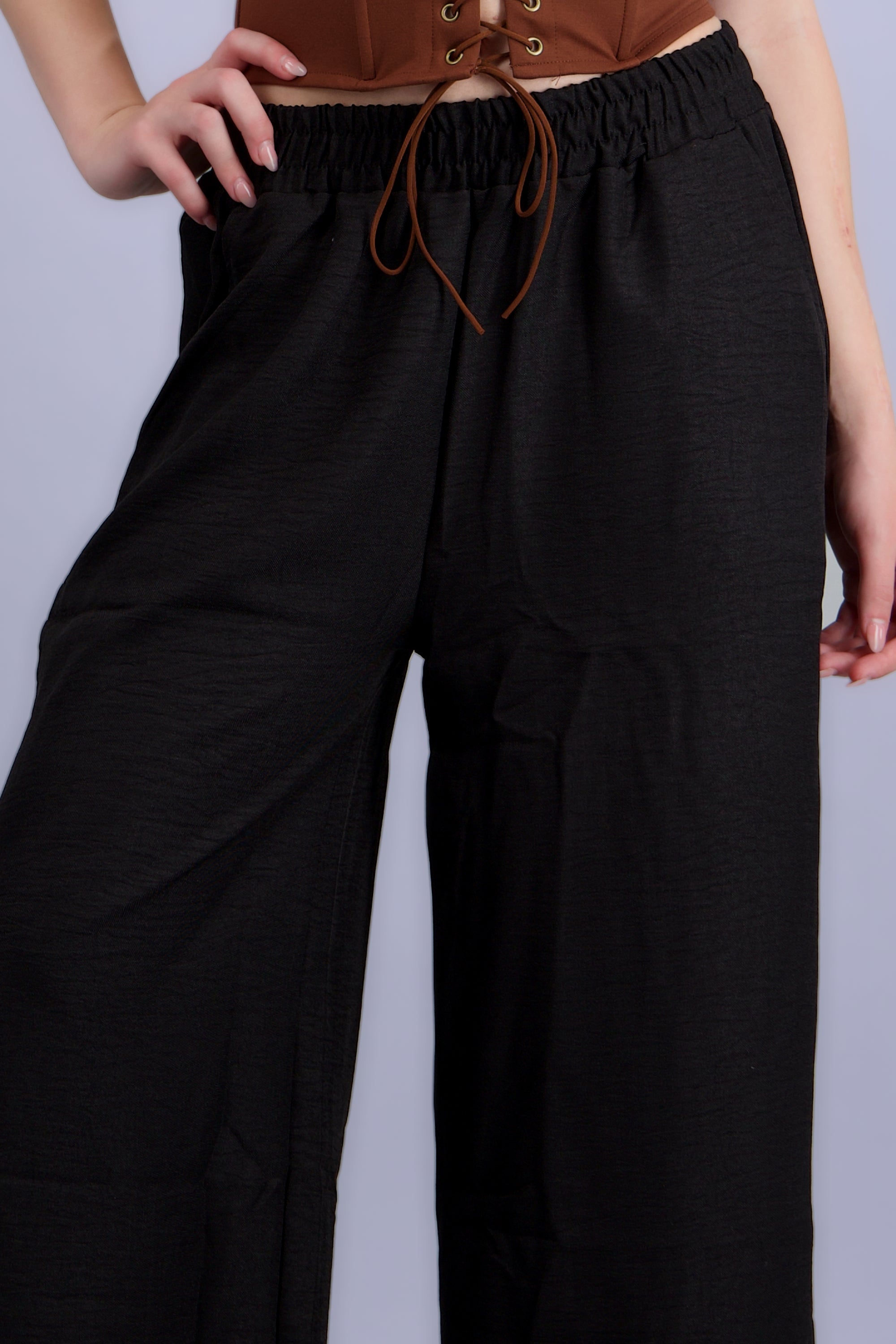 Pantalon textura NEGRO