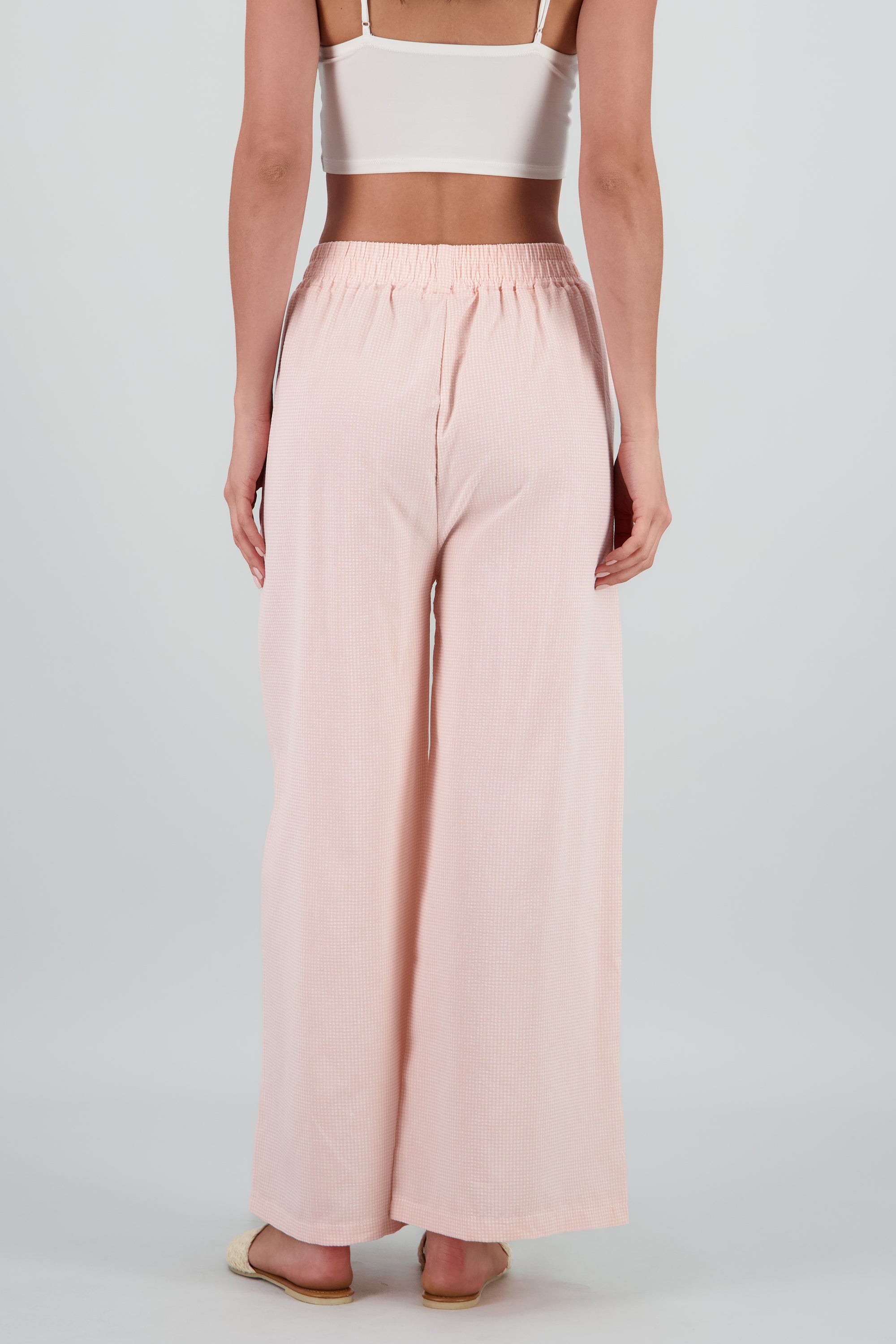 Pantalon cuadros ROSA COMBO