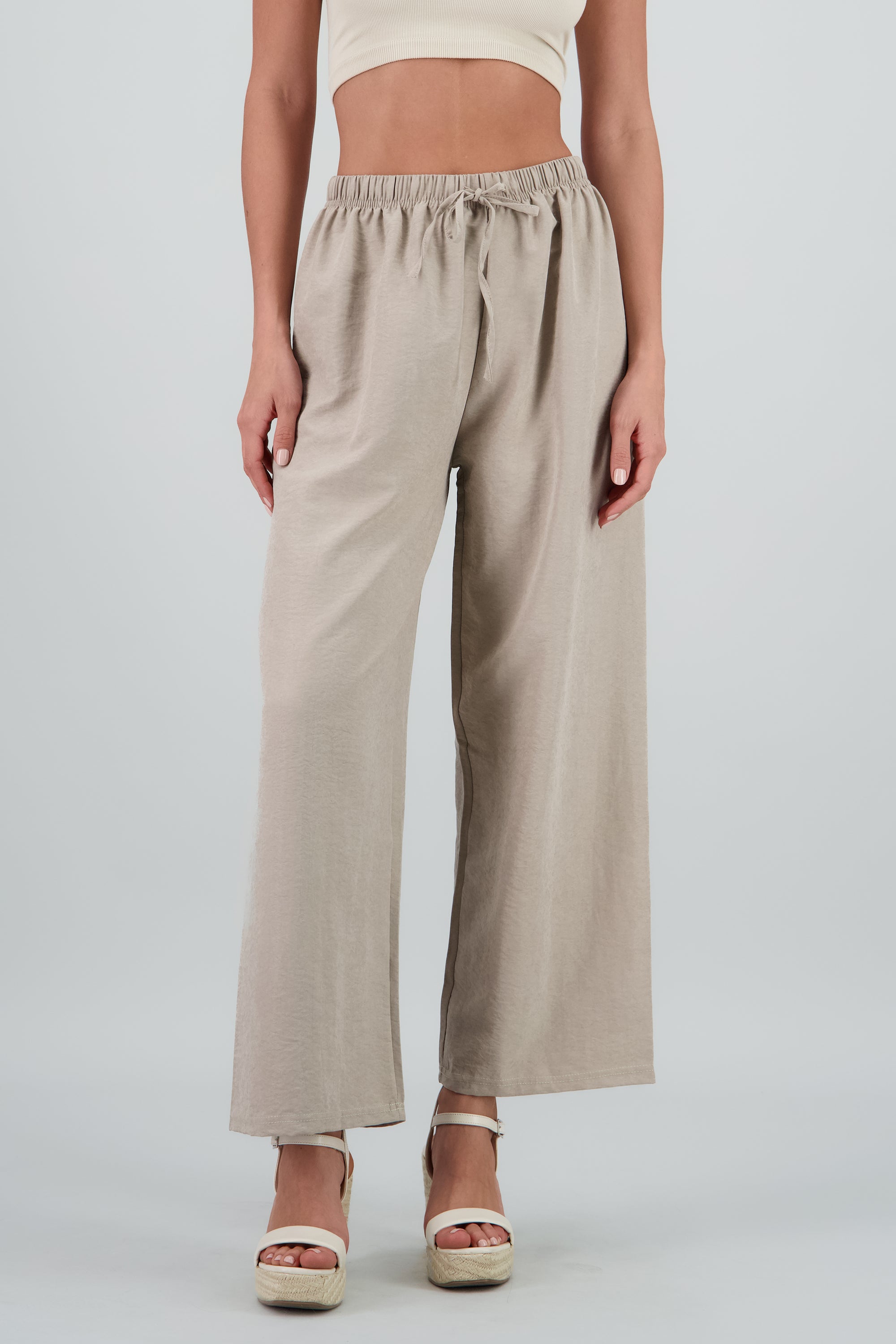 Pantalon liso BEIGE
