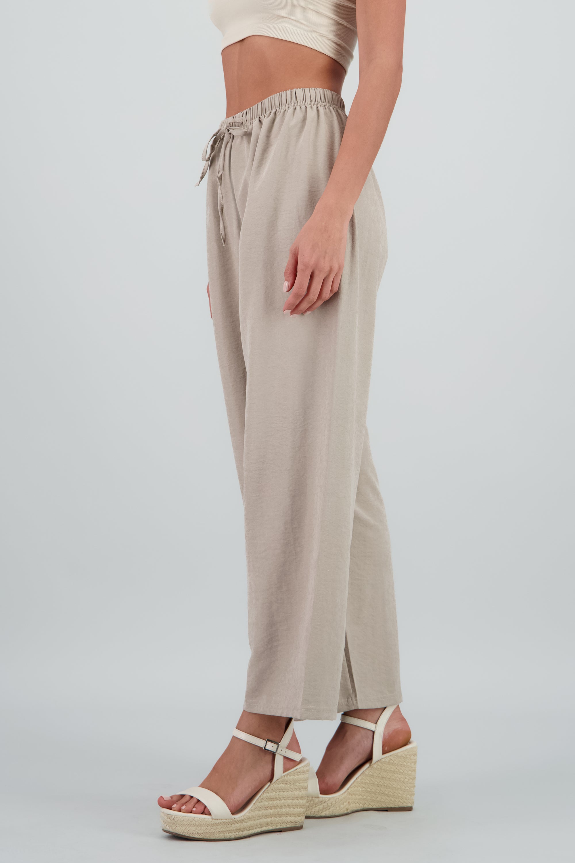 Pantalon liso BEIGE