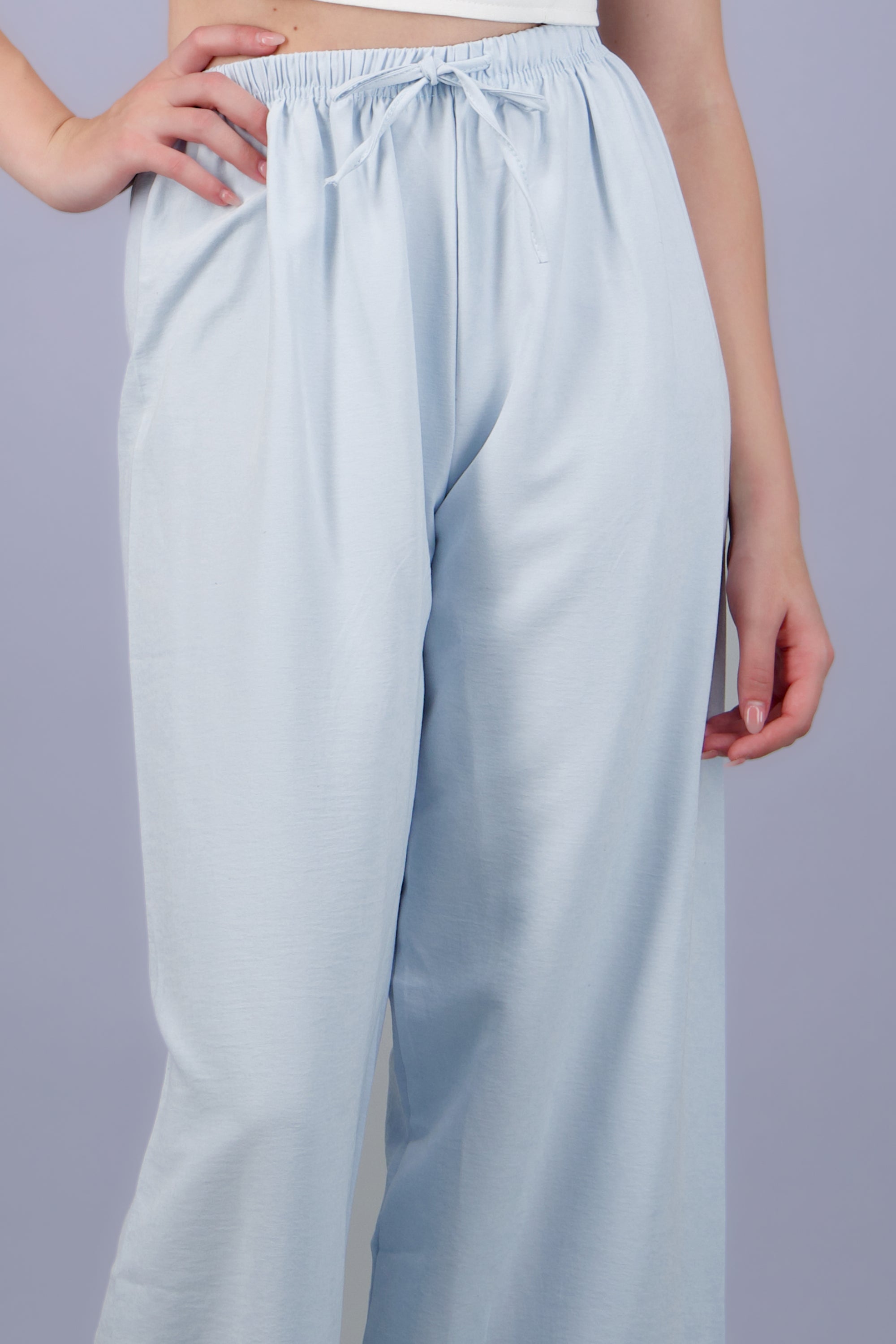Pantalón liso AZUL CIELO