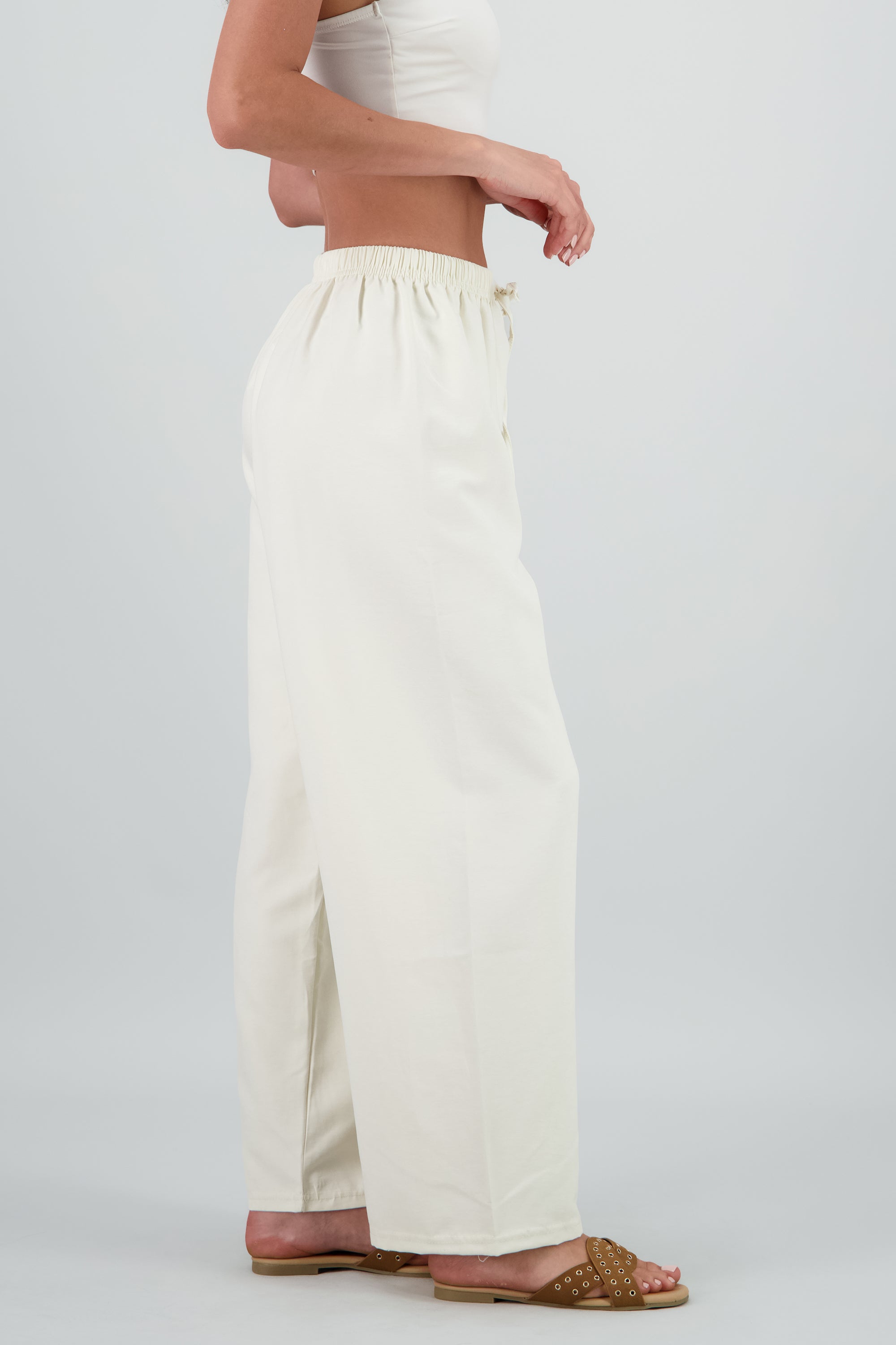 Pantalon liso BLANCO