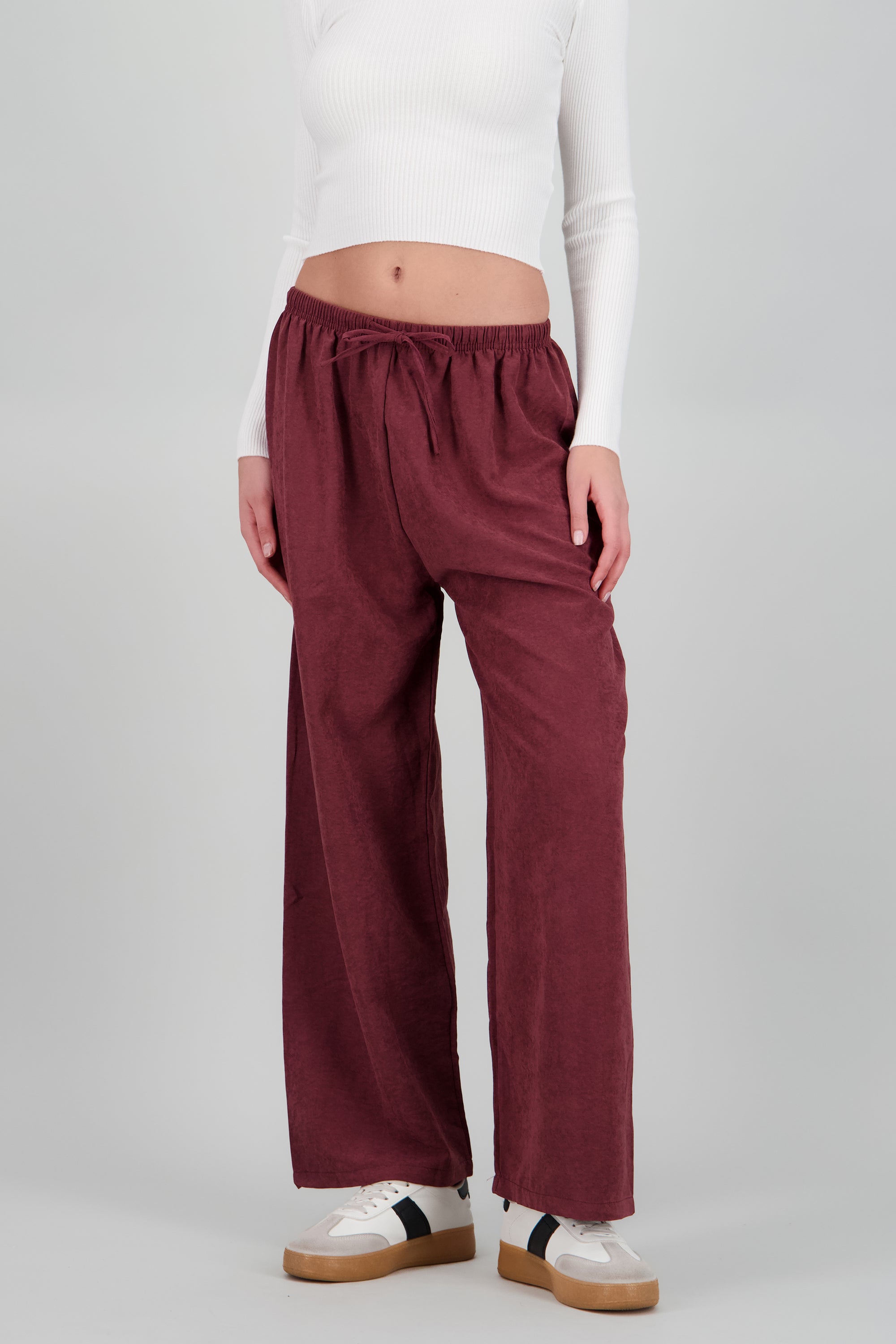 Pantalon liso VINO