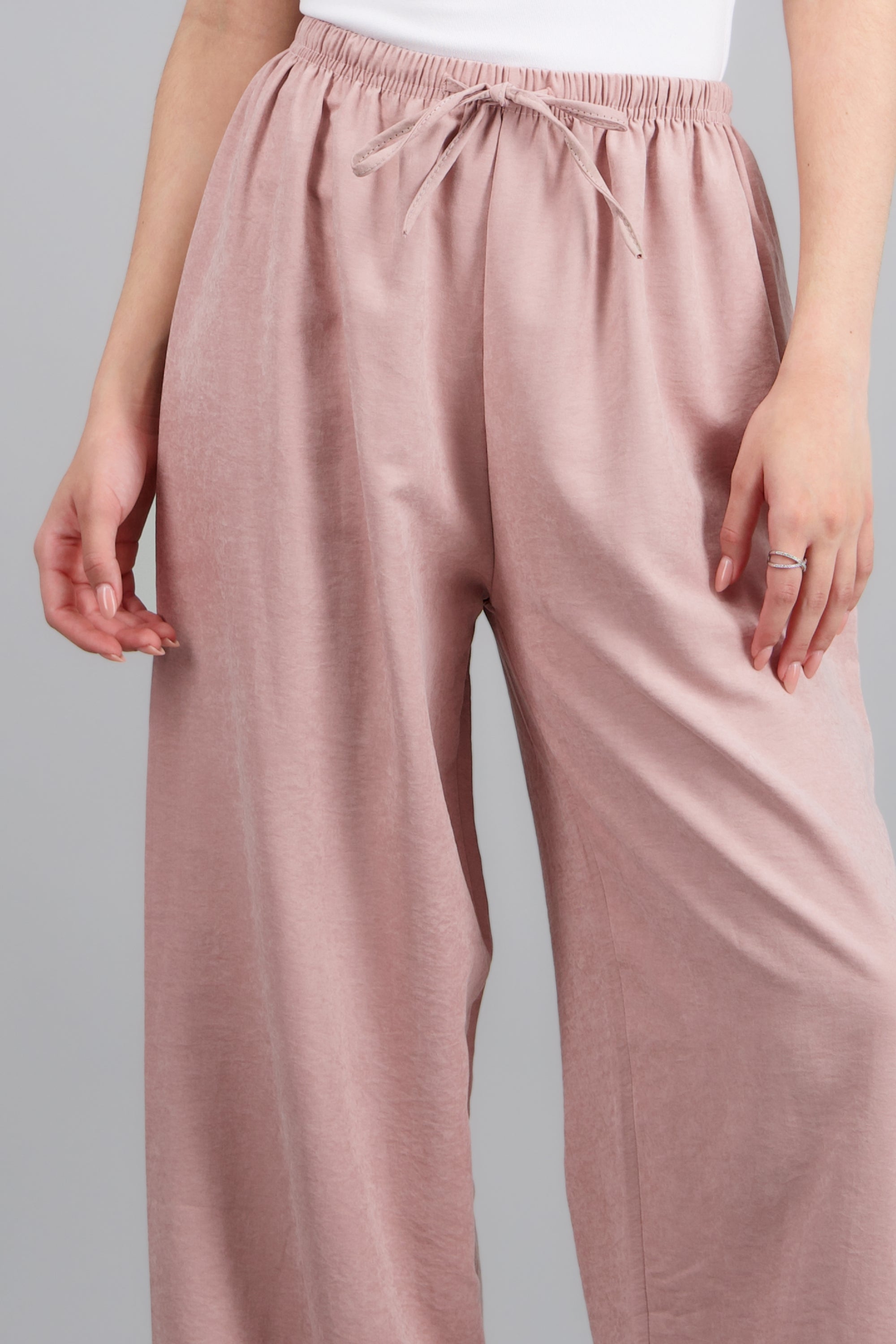 Pantalón liso PALO DE ROSA