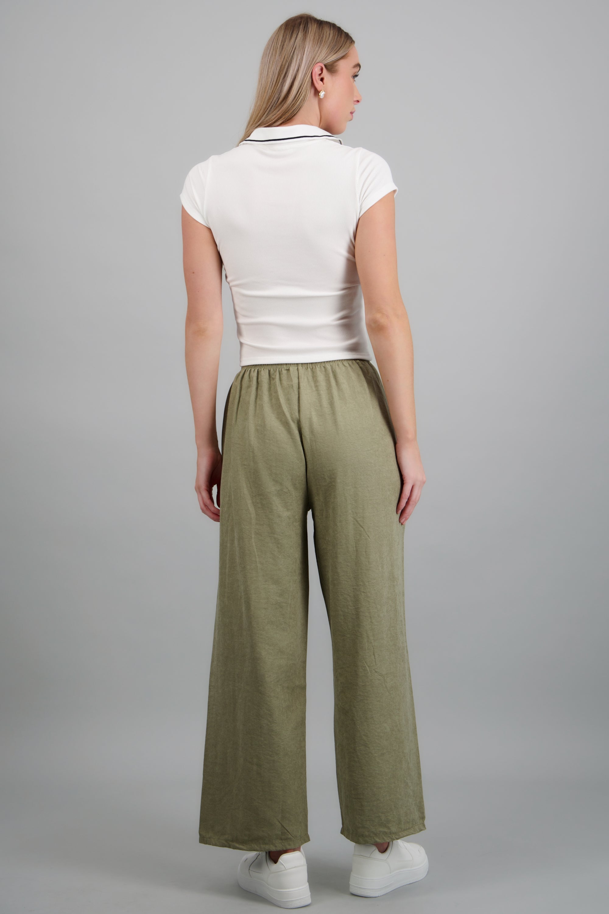 Pantalón liso OLIVO
