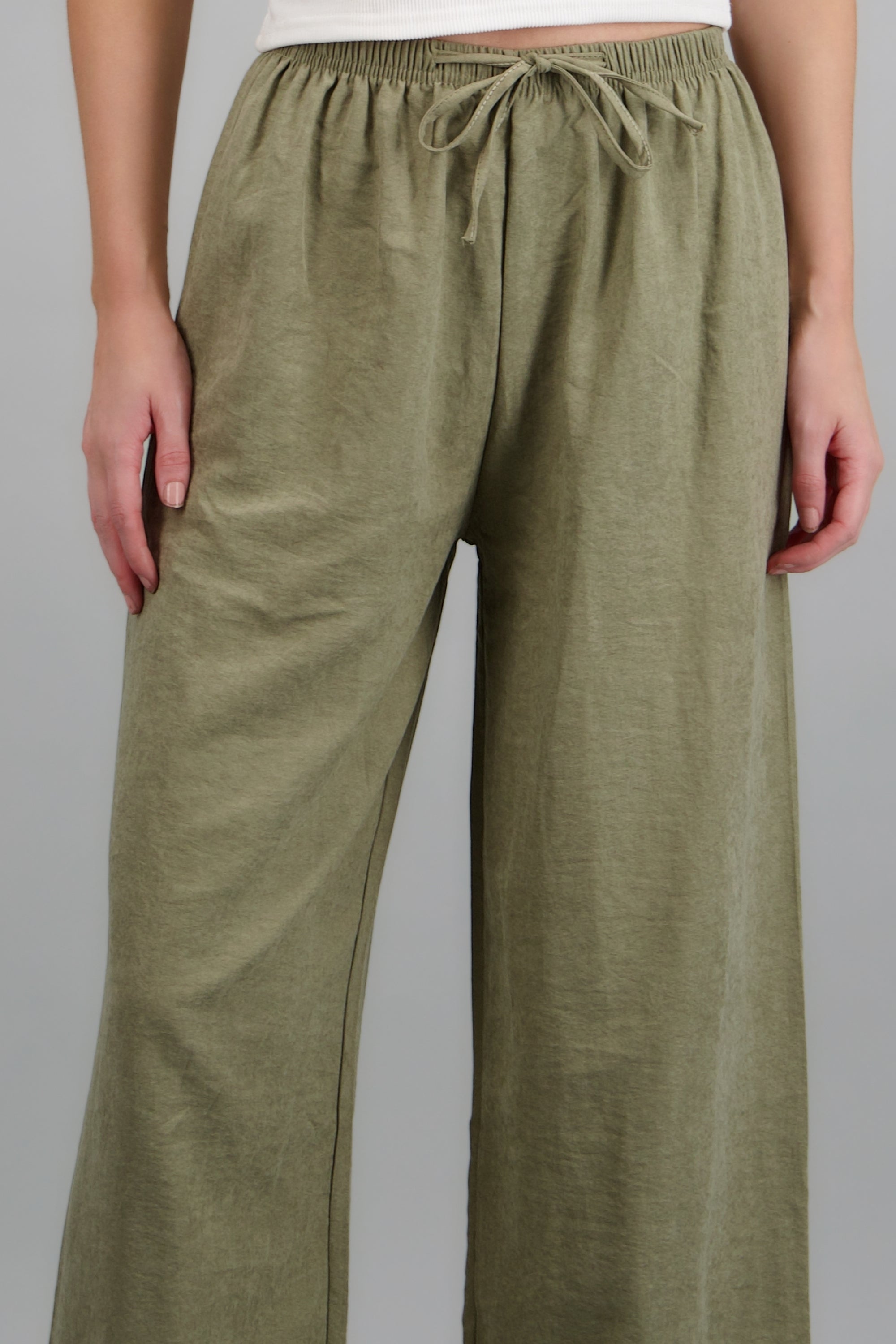 Pantalón liso OLIVO