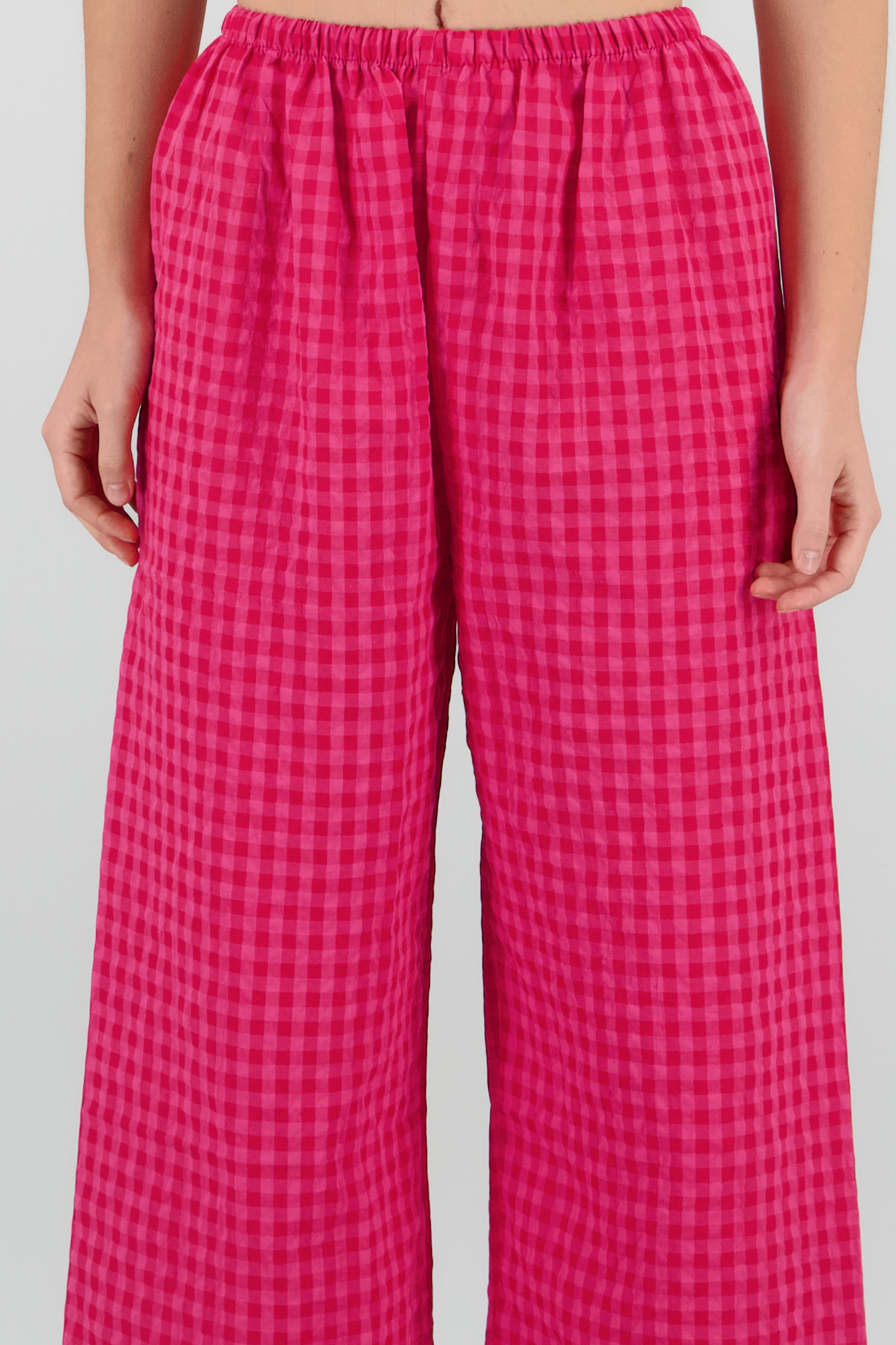 Pantalon cuadros ROSA COMBO