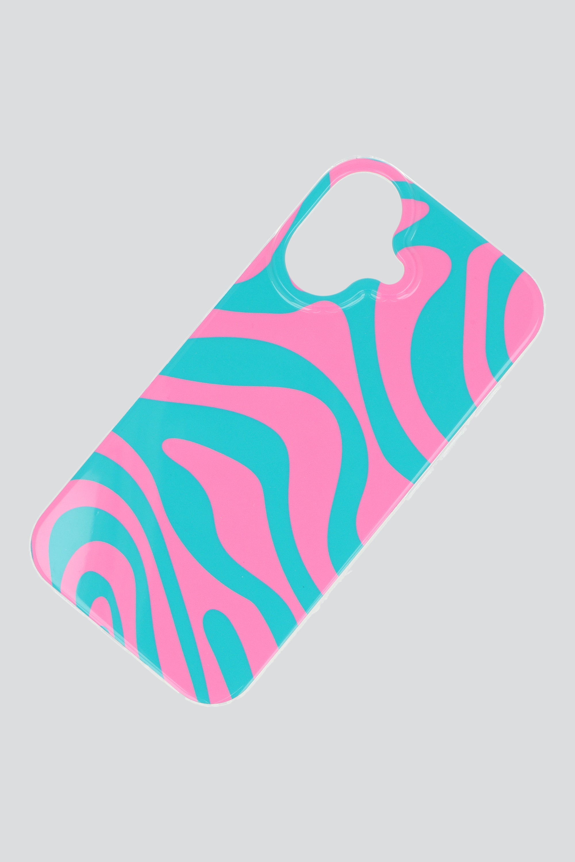 Funda cel iph 16 zebra colores ROSA
