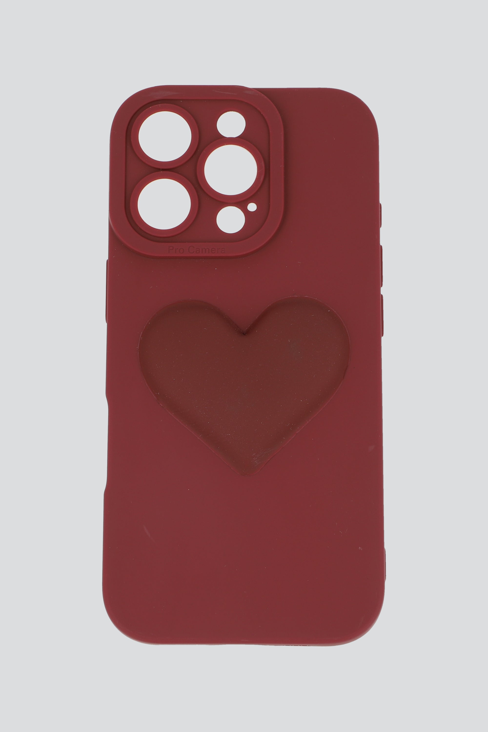 Funda cel iph 16 pro corazon 3d VINO