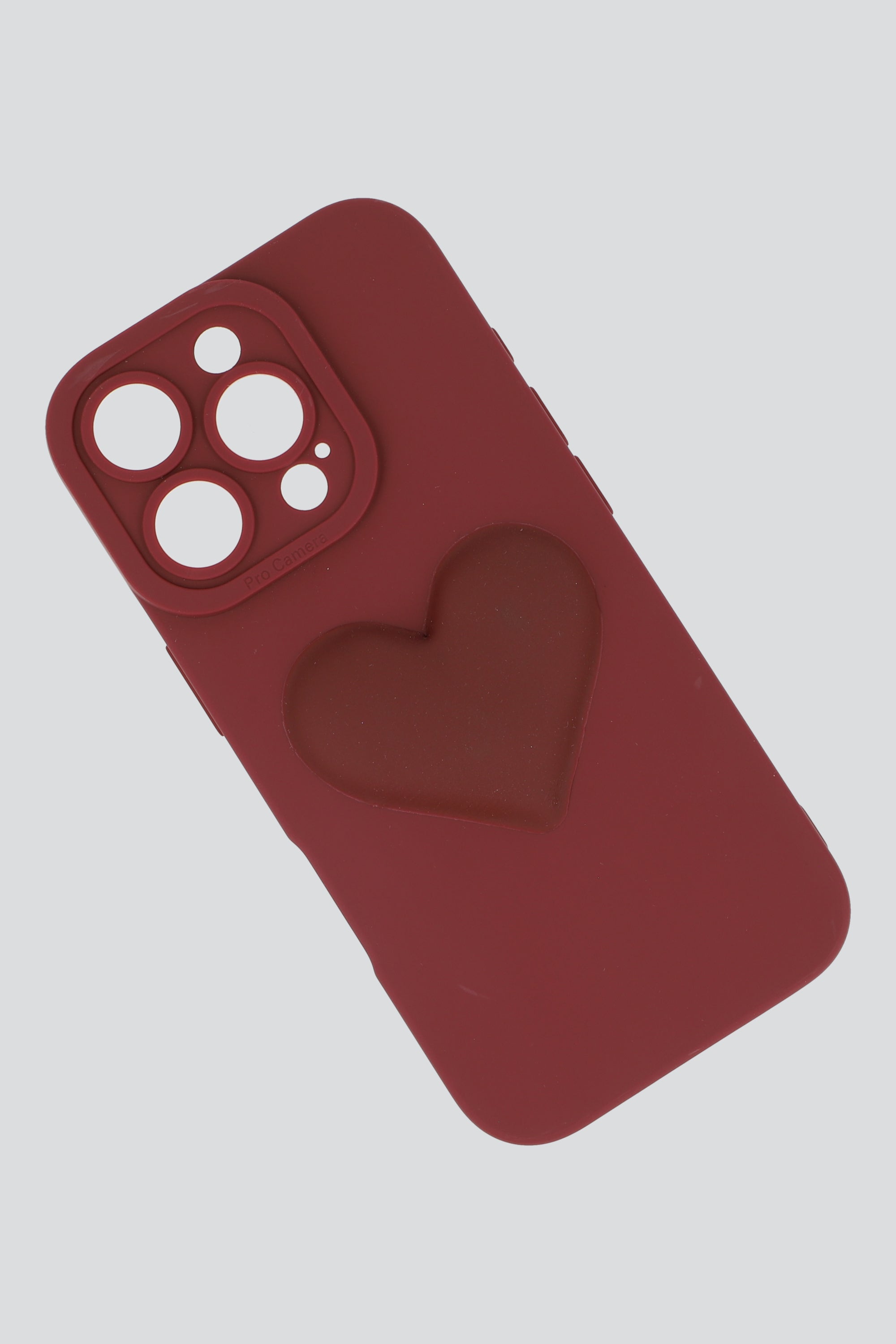 Funda cel iph 16 pro corazon 3d VINO