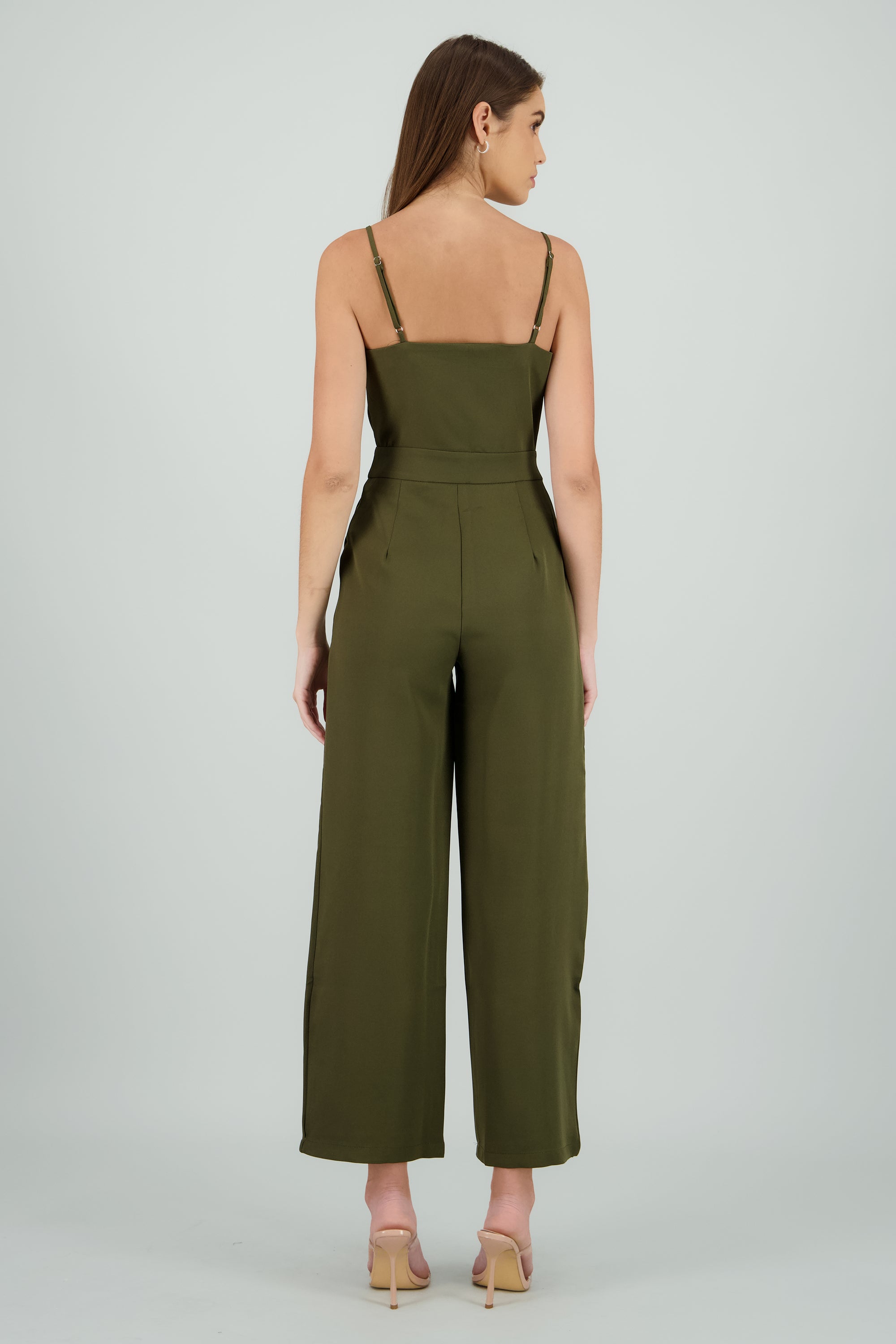 Jumpsuit con botones KHAKI