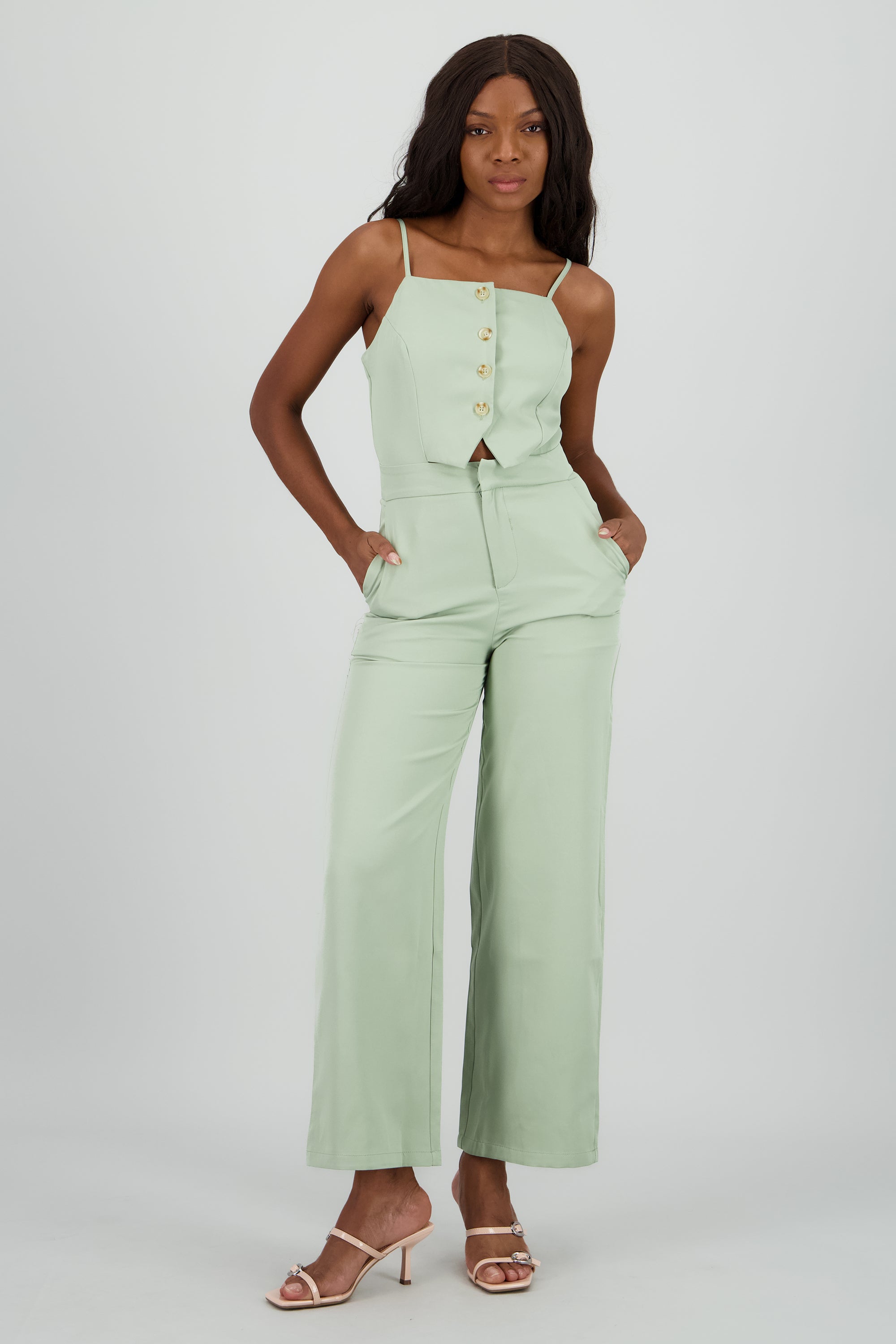 Jumpsuit con botones SAGE