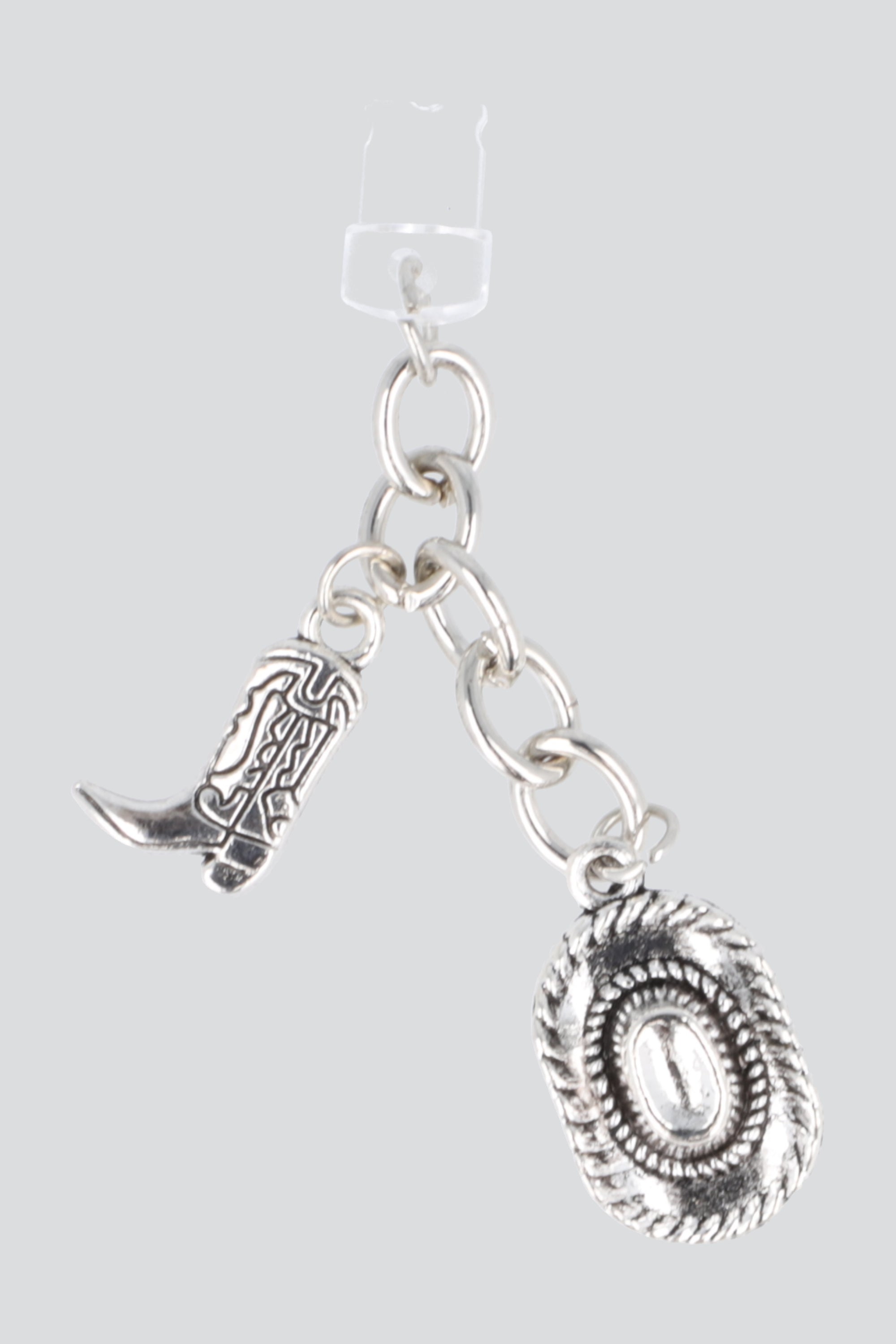 Charm para cel vaquero PLATA