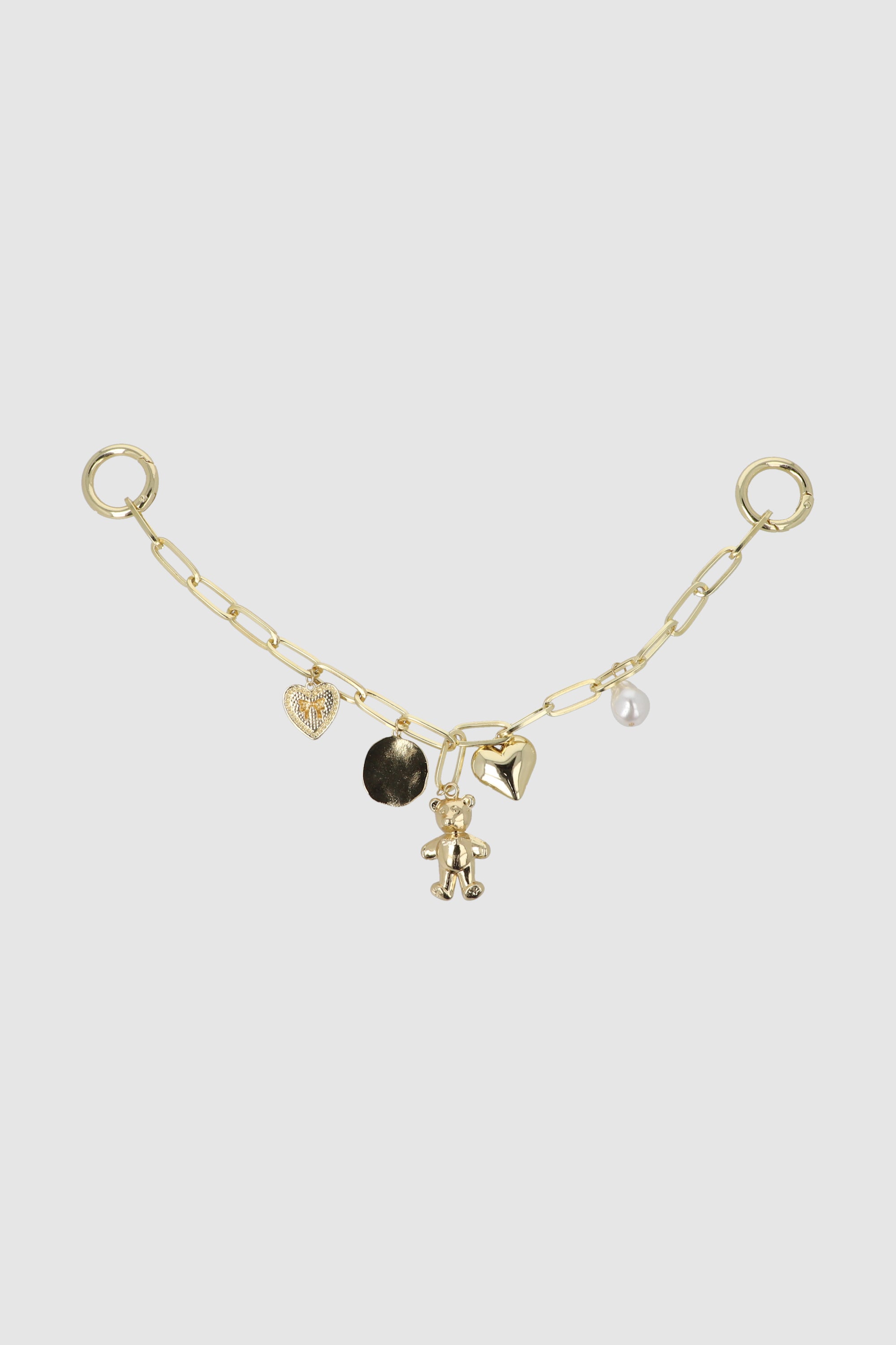 LLAVERO CHARM BAG COLGUIJES ORO