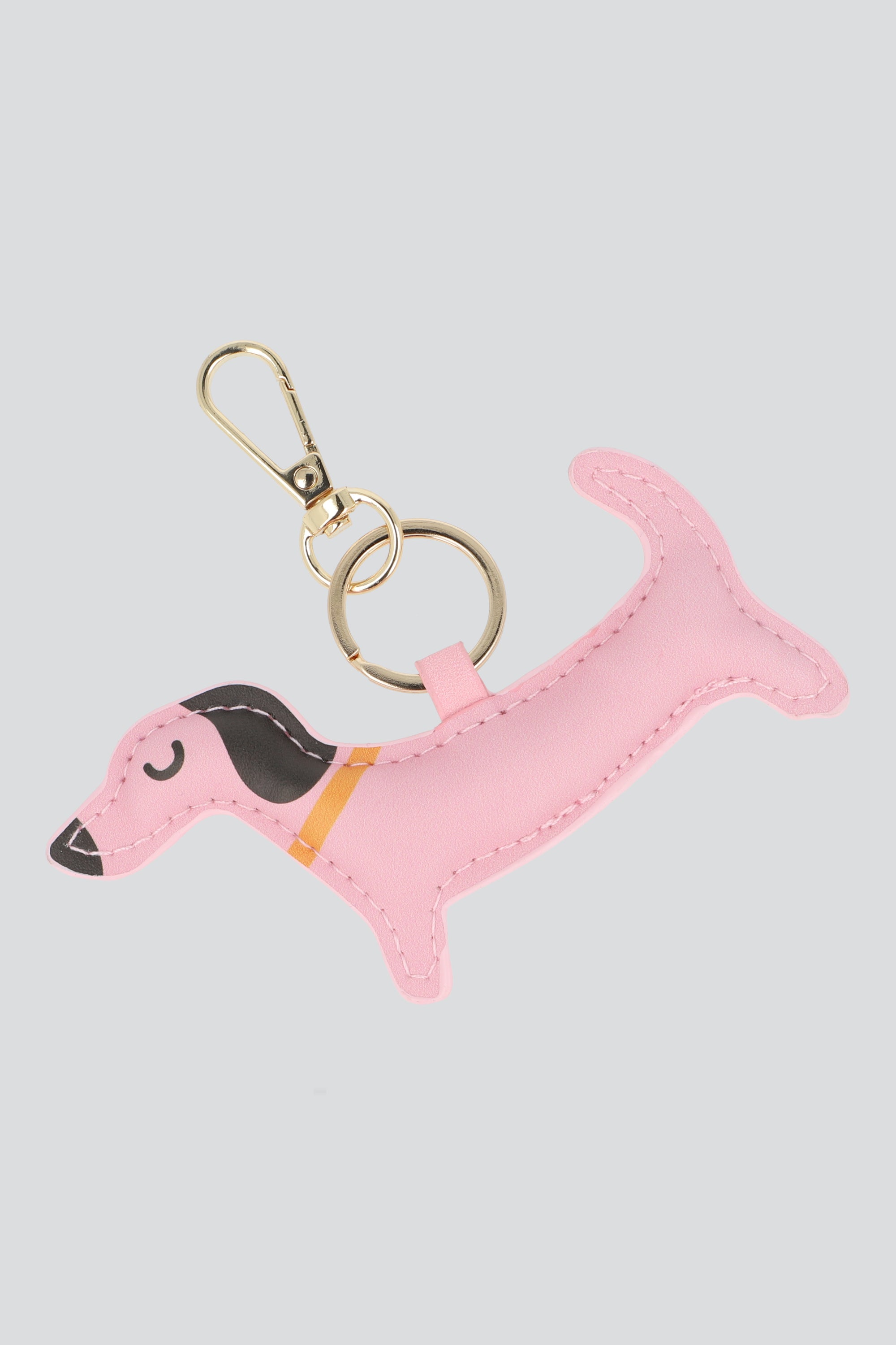 LLAVERO PERRITO ALARGADO ROSA