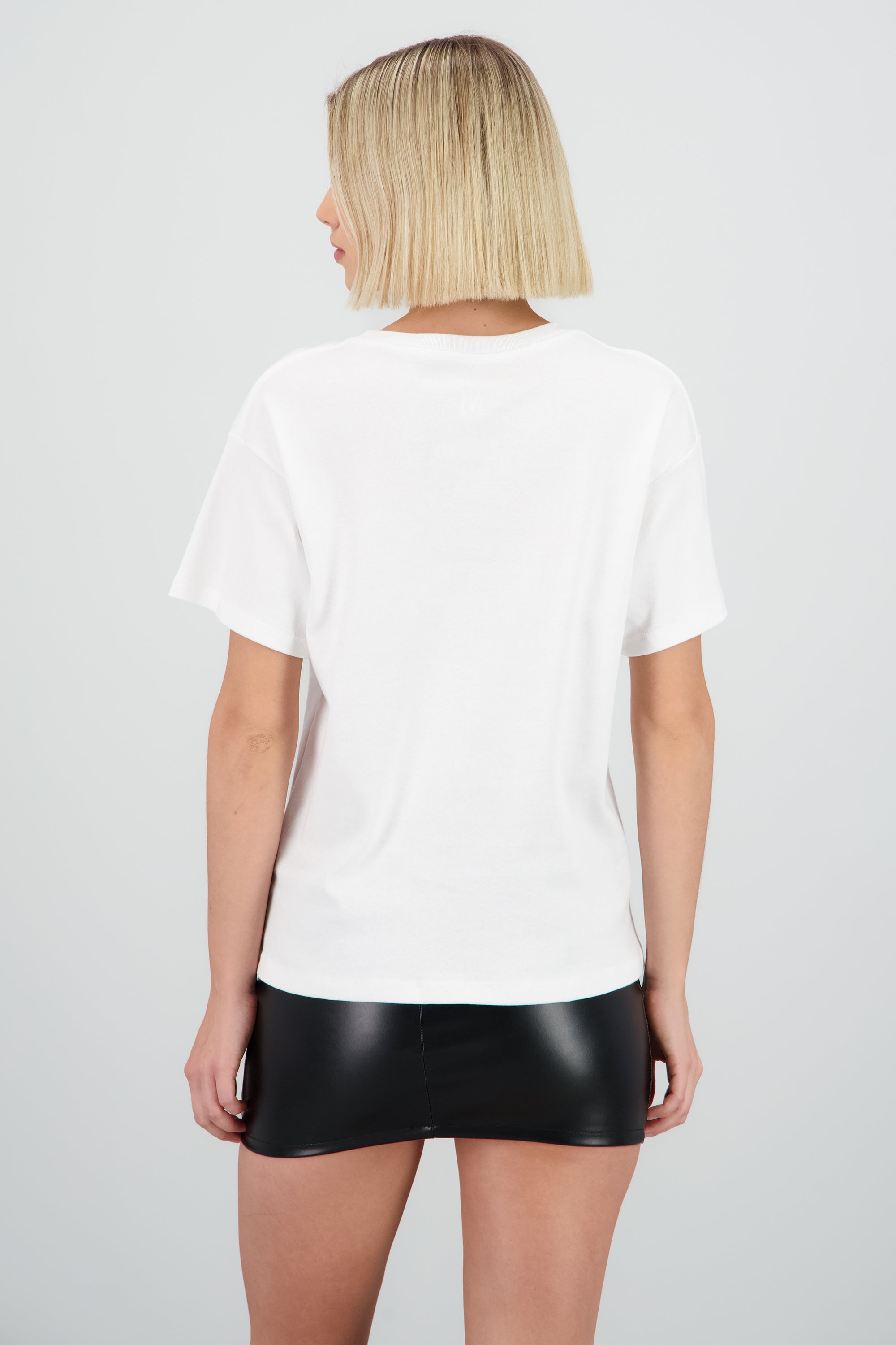 Playera over Michael Jackson B&W BLANCO