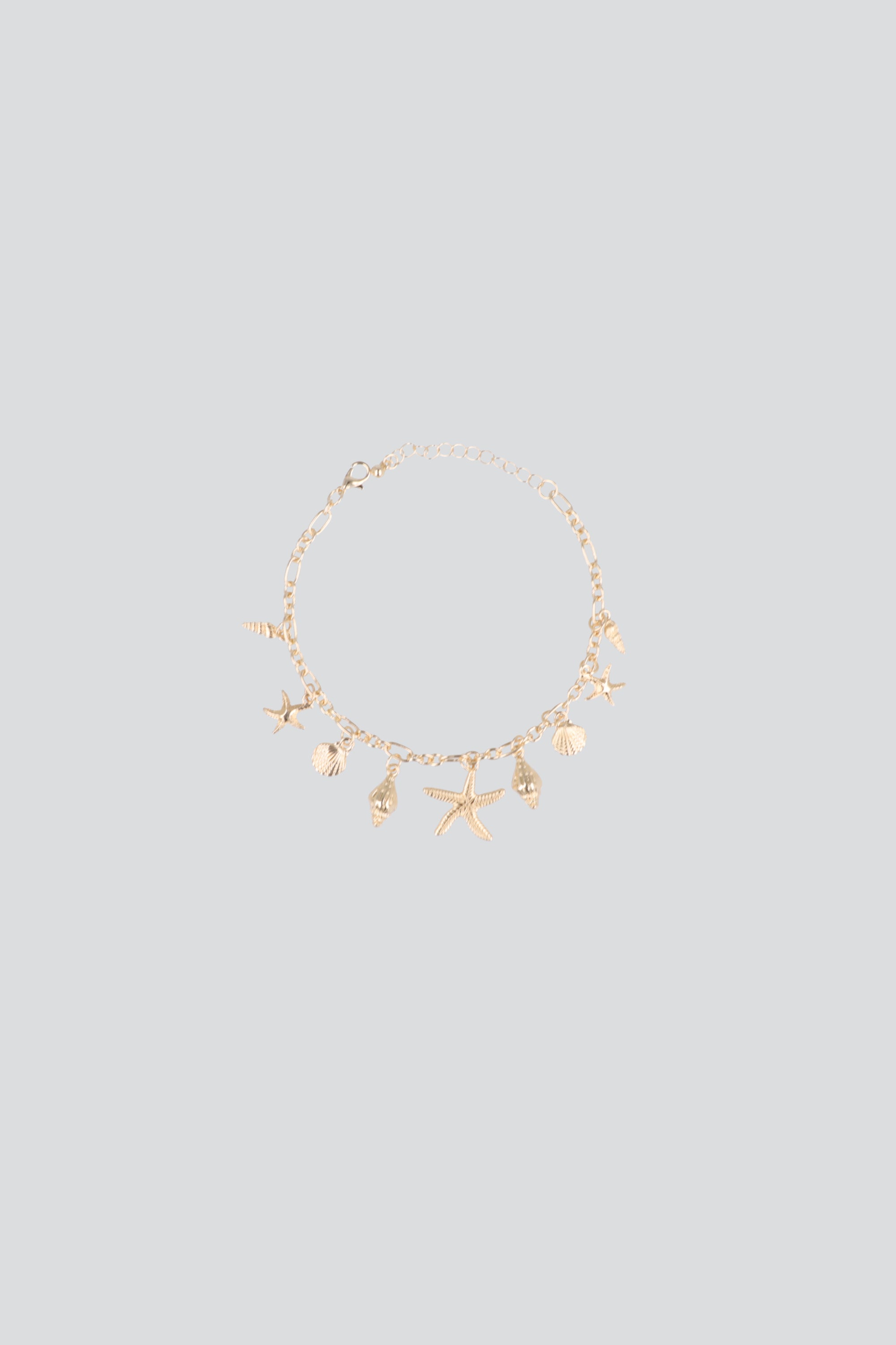 Pulsera charms mar metal ORO