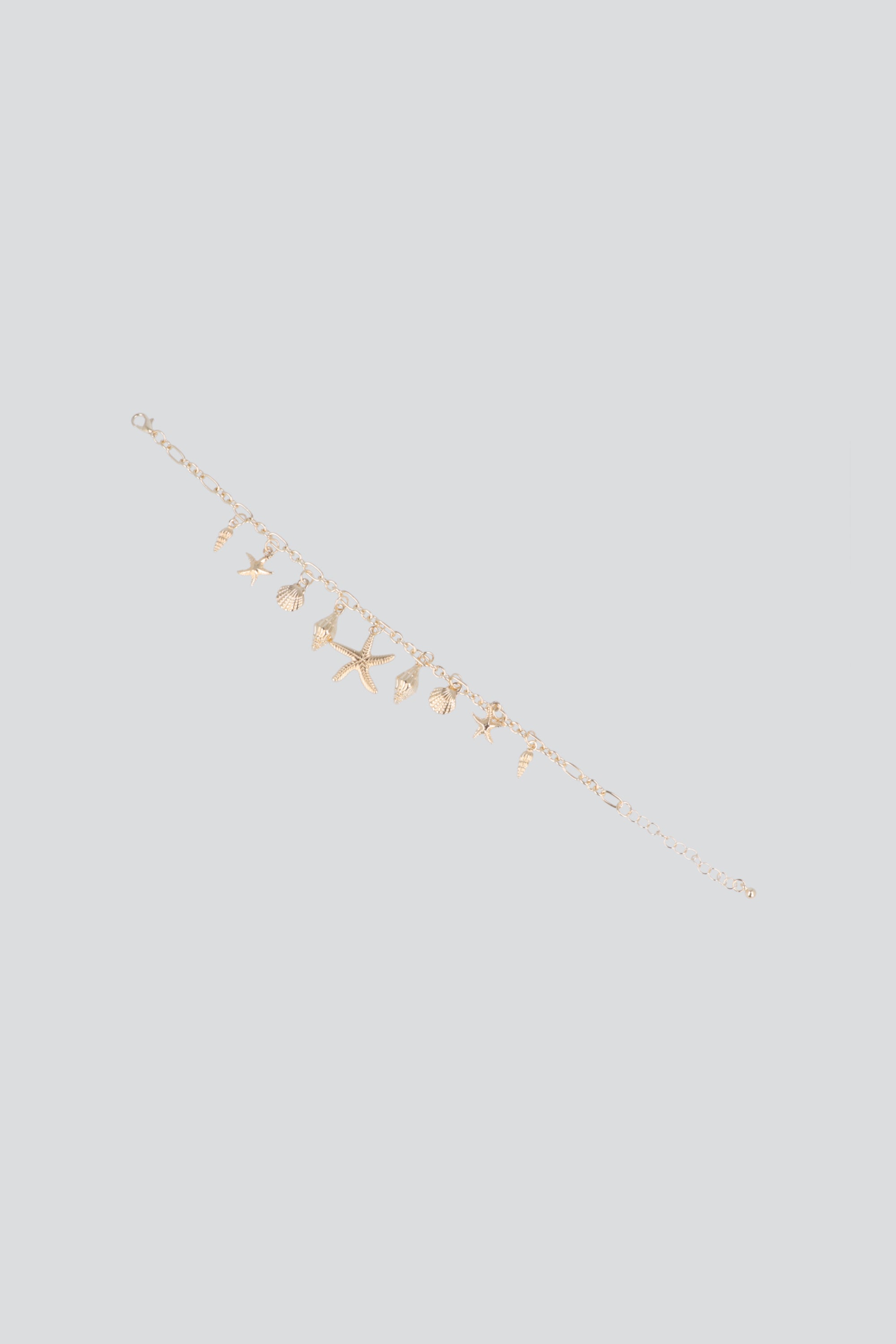 Pulsera charms mar metal ORO