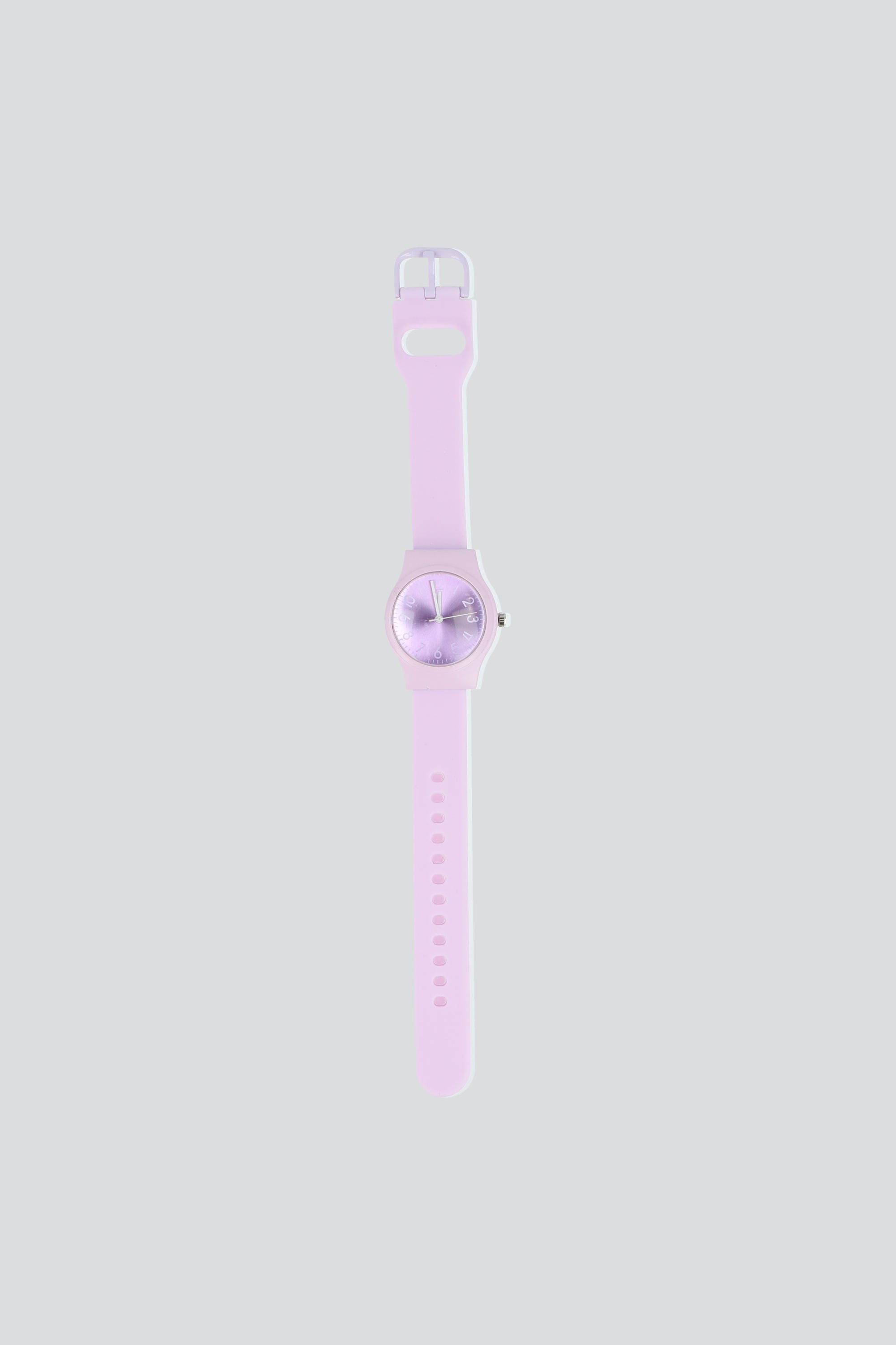 Reloj cara iridiscente color LILA